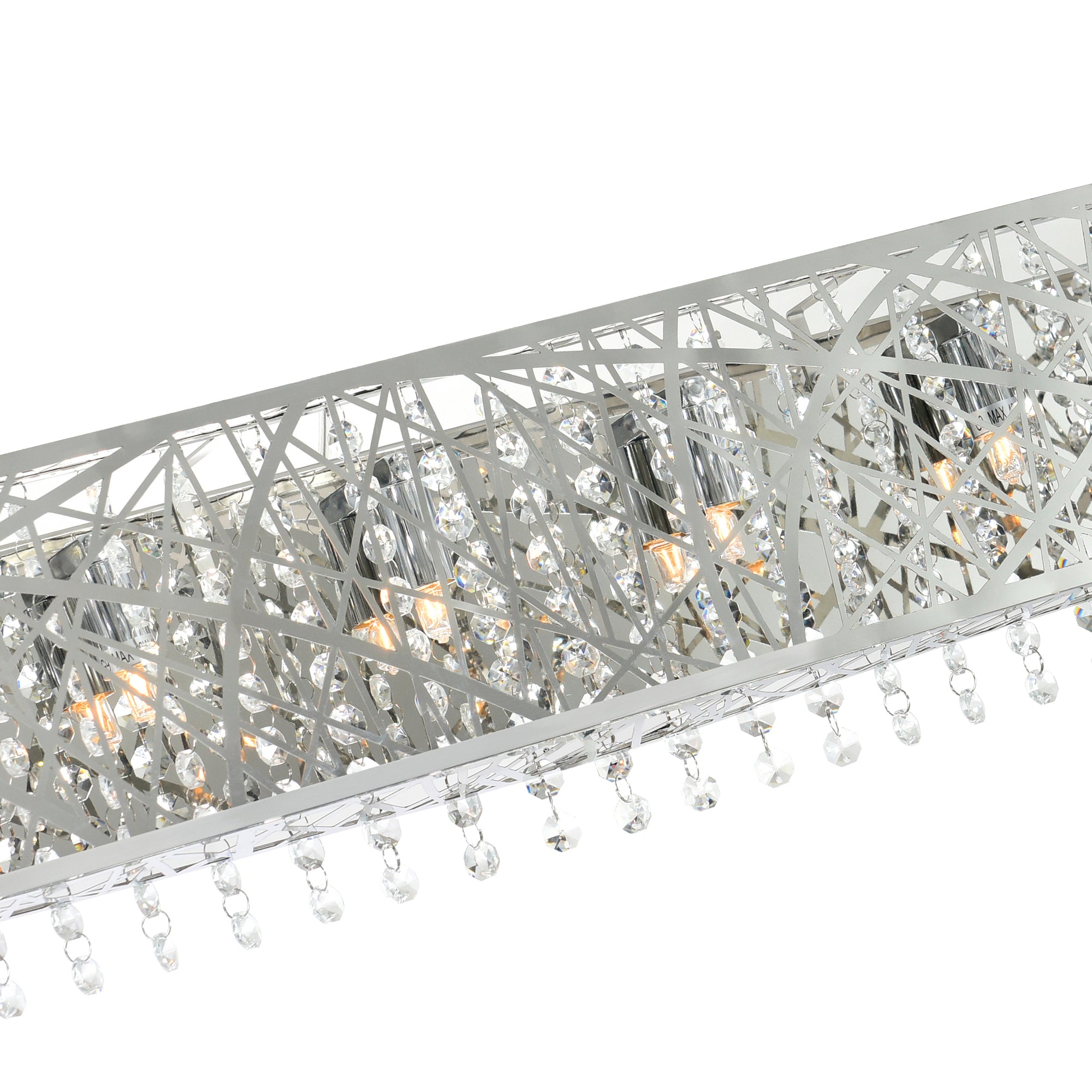 Eternity 6 Light 32in Chrome Vanity Light