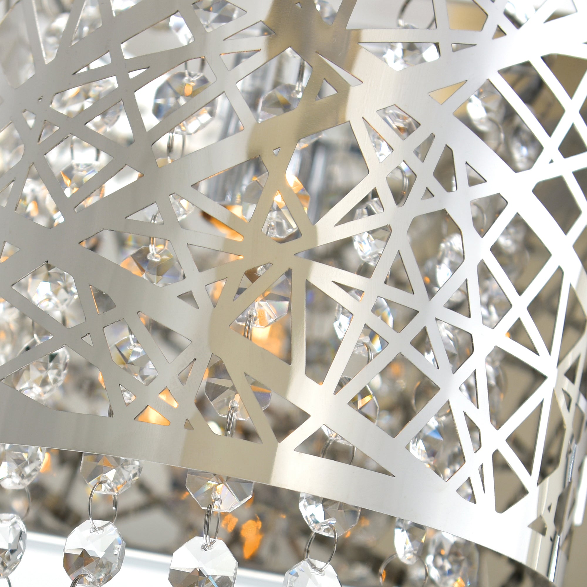 Eternity 1 Light 7in Chrome Bathroom Sconce