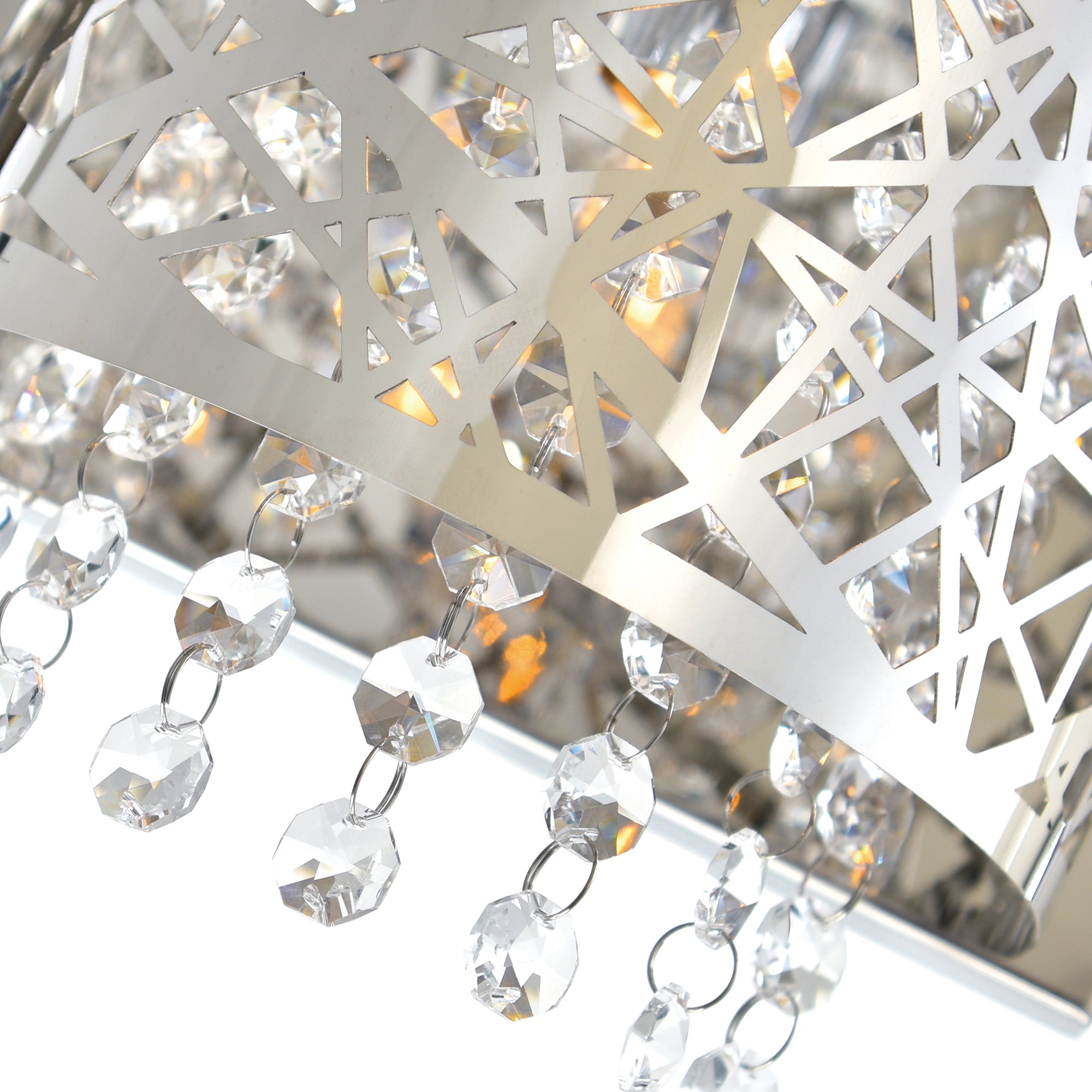 Eternity 1 Light 7in Chrome Bathroom Sconce