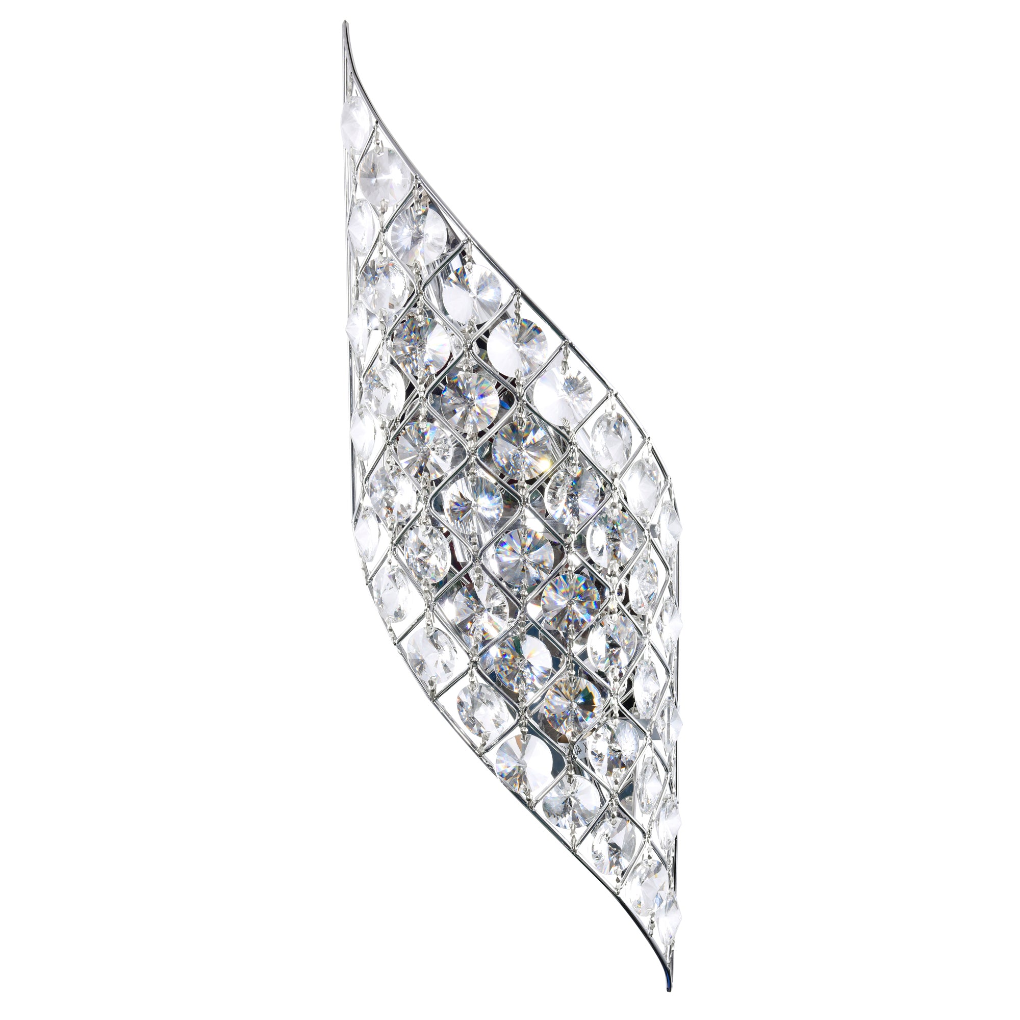 Chique 4 Light Chrome Wall Light
