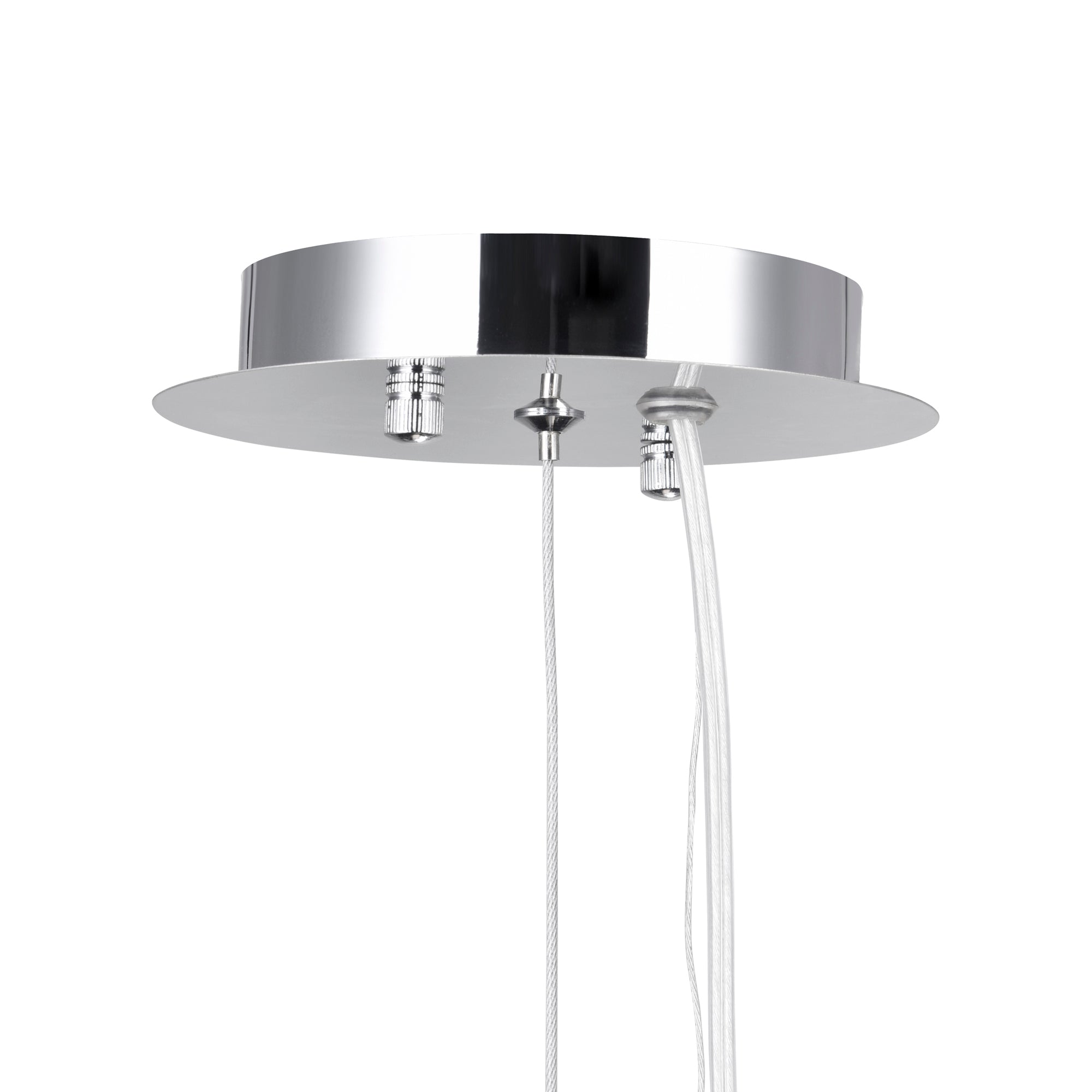 Swivel 18 Light 29in Chrome Chandelier