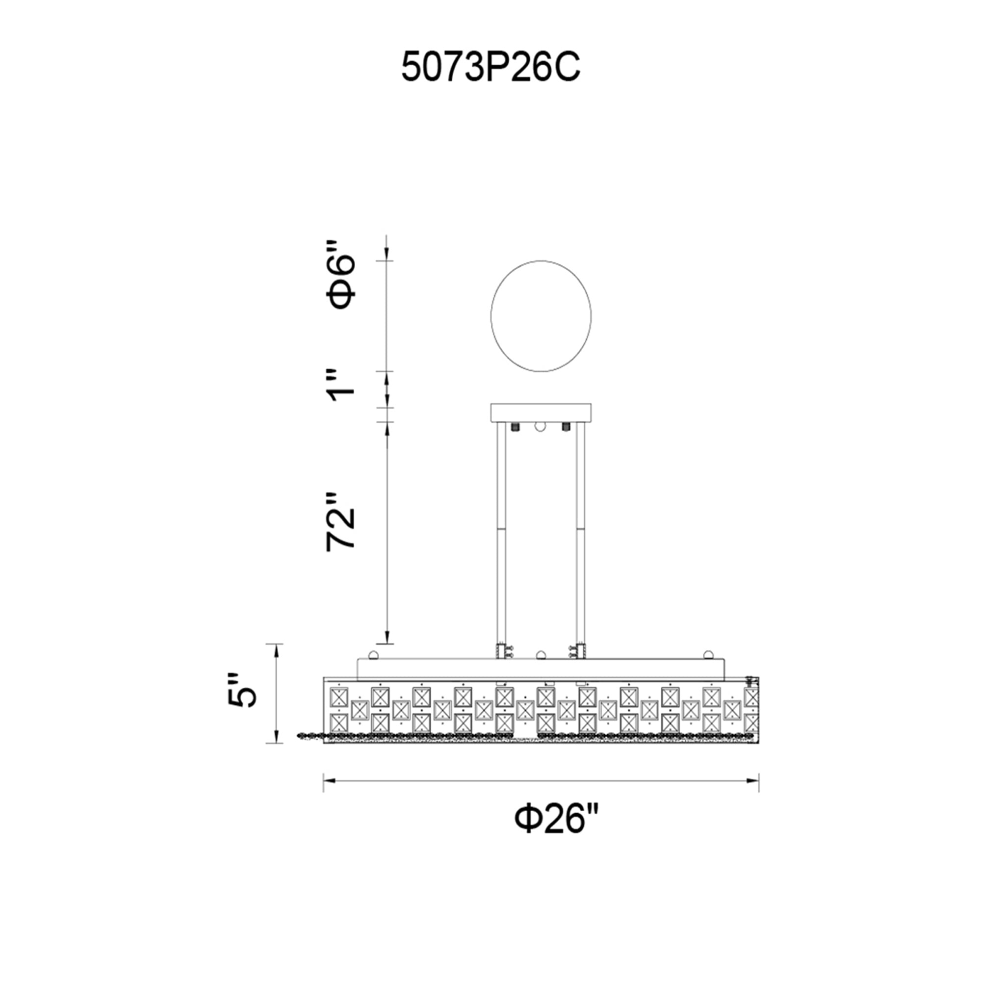 Cinderella 10 Light Down Chandelier With Chrome Finish