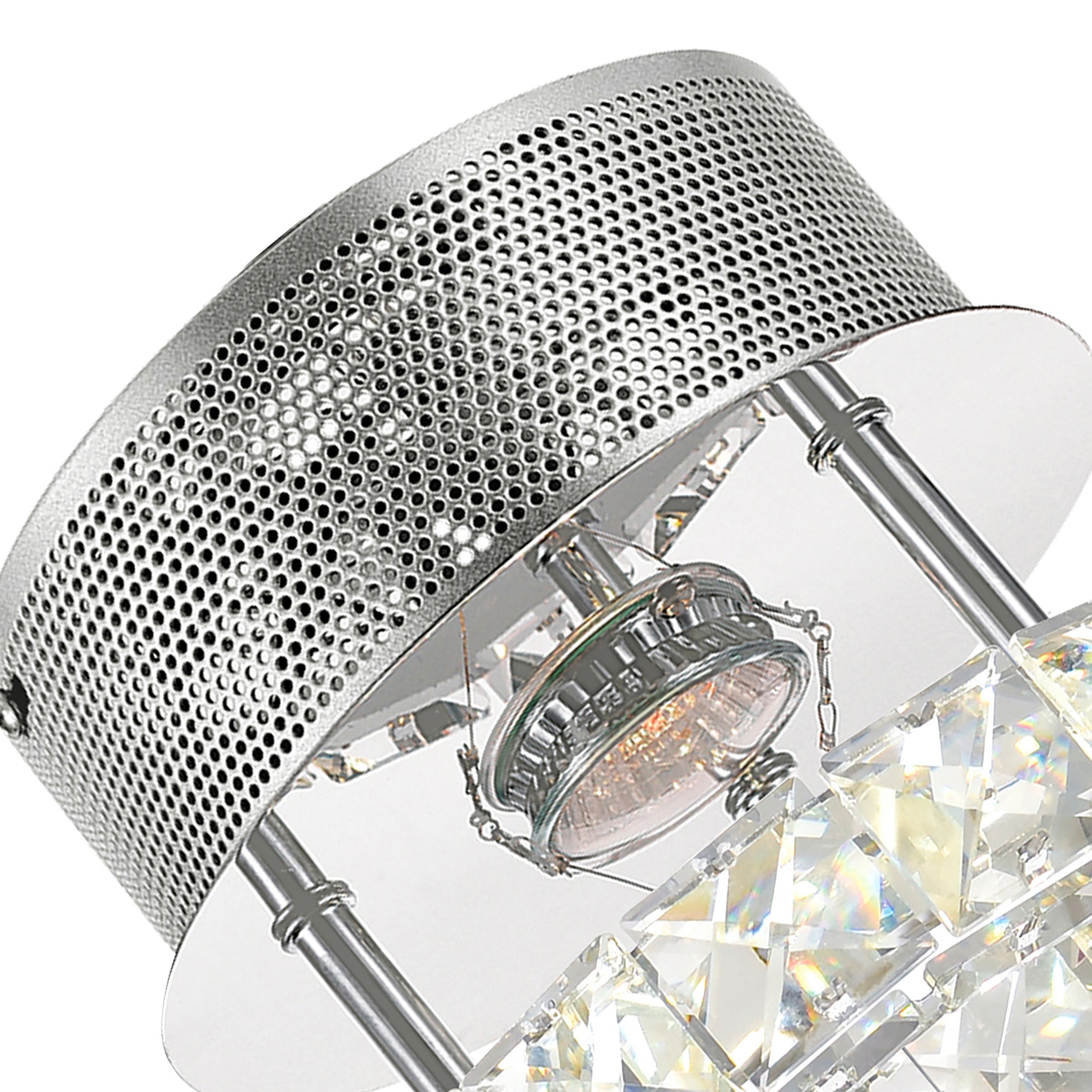 Ring Integrated LED Chrome Flush Mount