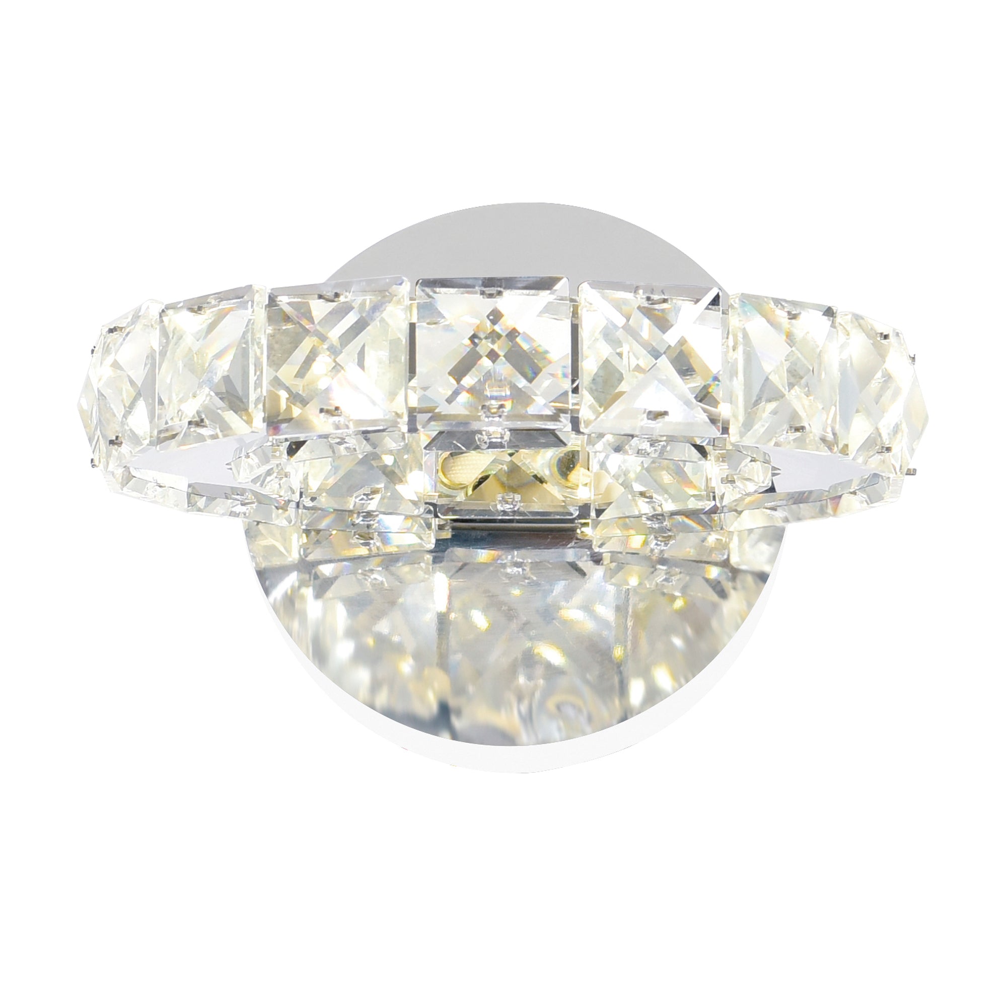Ring Integrated LED Chrome Wall Sconce