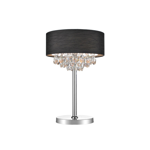 Dash 3 Light 14in Table Lamp with Black Shade