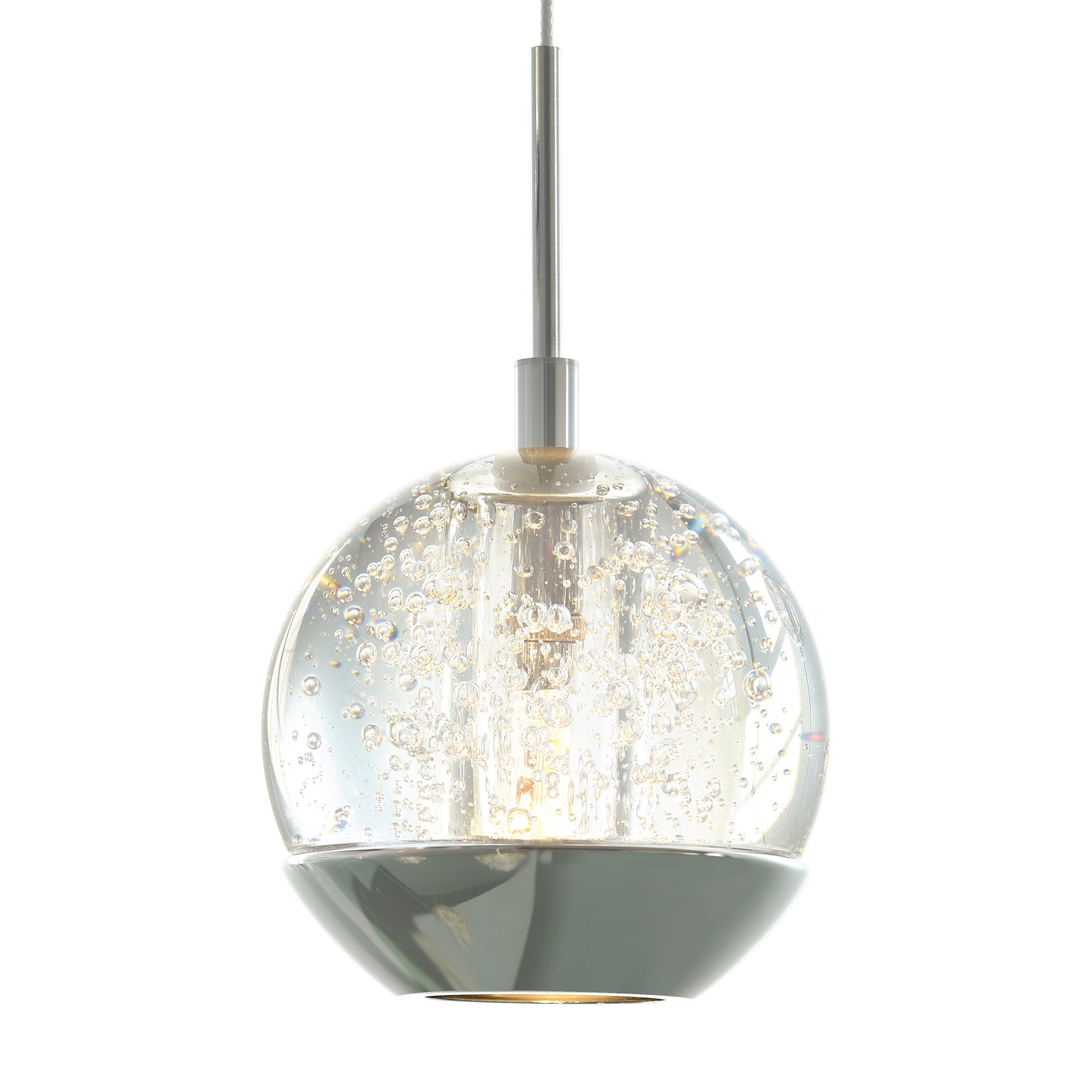 Perrier 1 Light 5in Chrome Down Mini Pendant