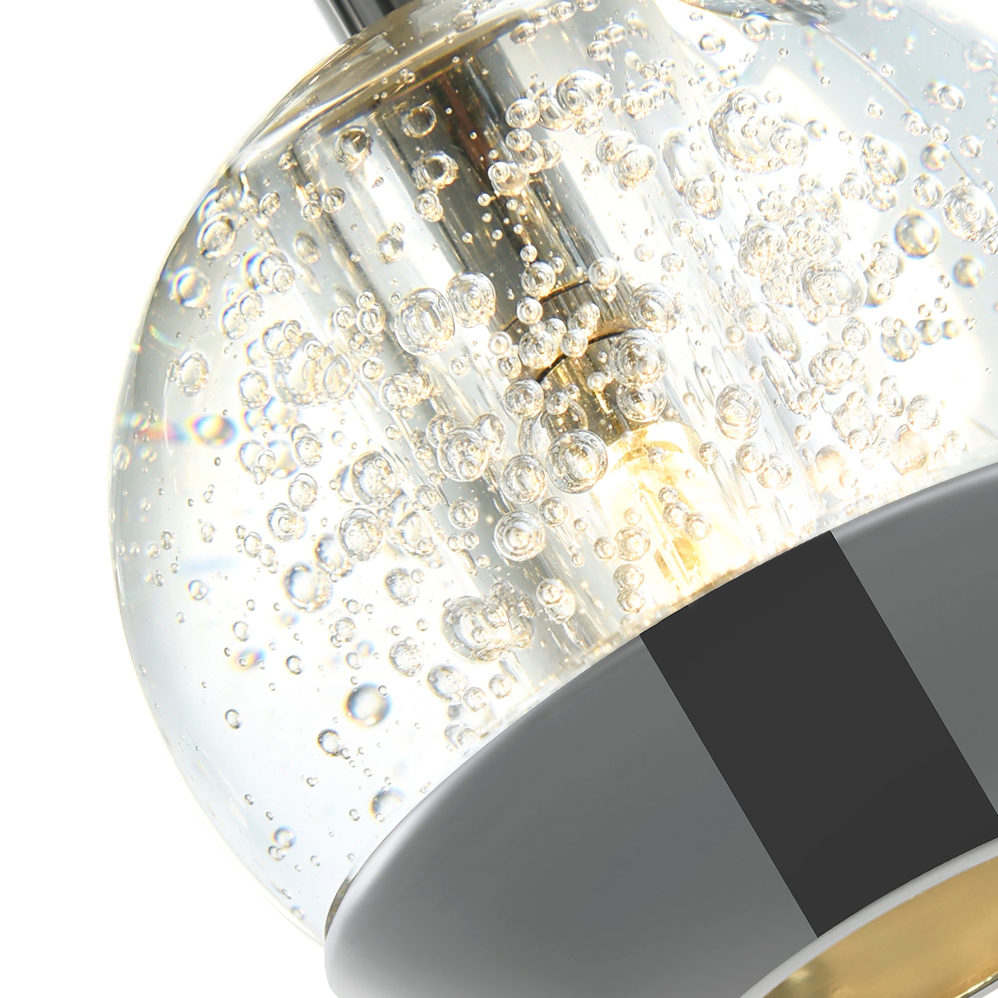 Perrier 1 Light 5in Chrome Down Mini Pendant