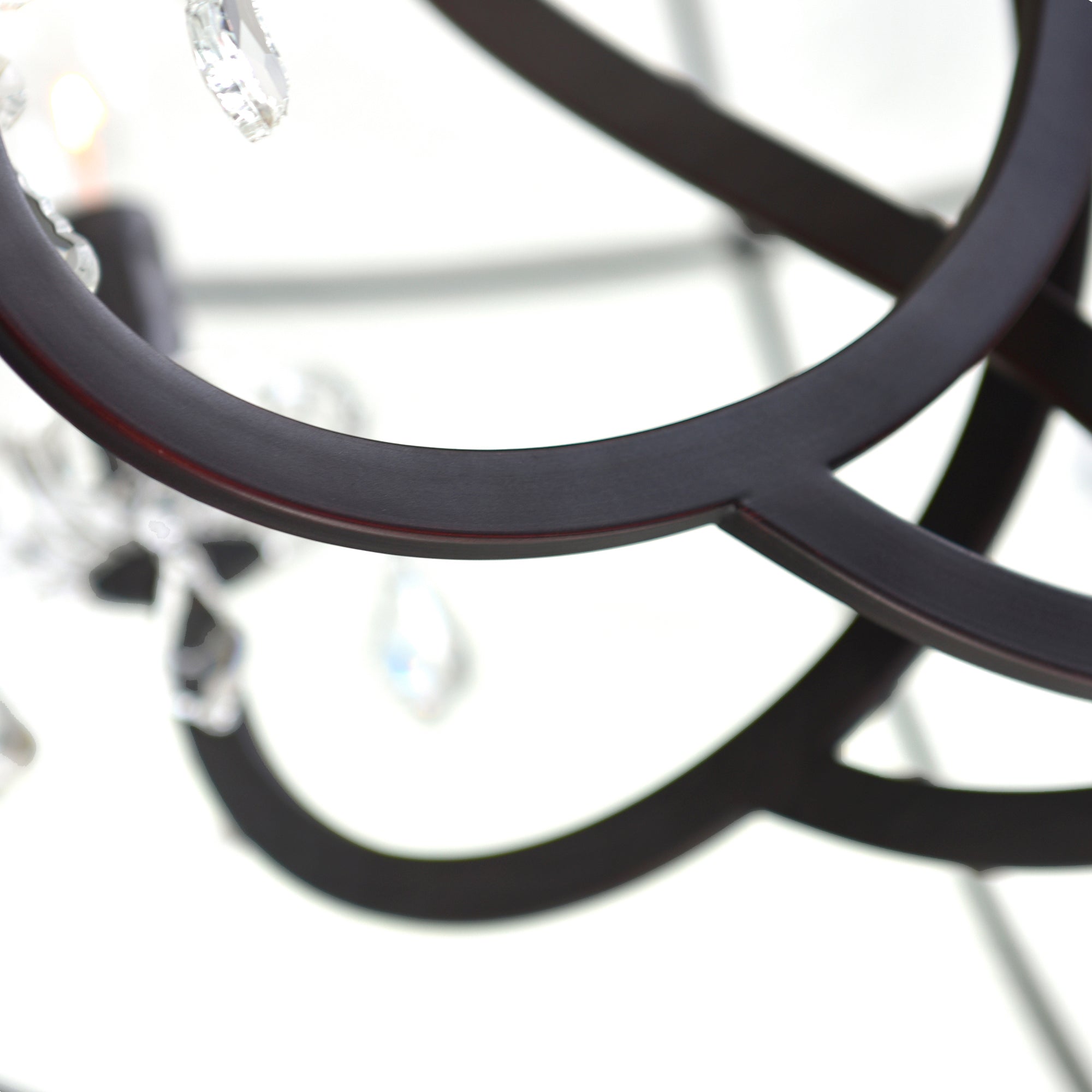 Campechia 12 Light Up Chandelier With Brown Finish