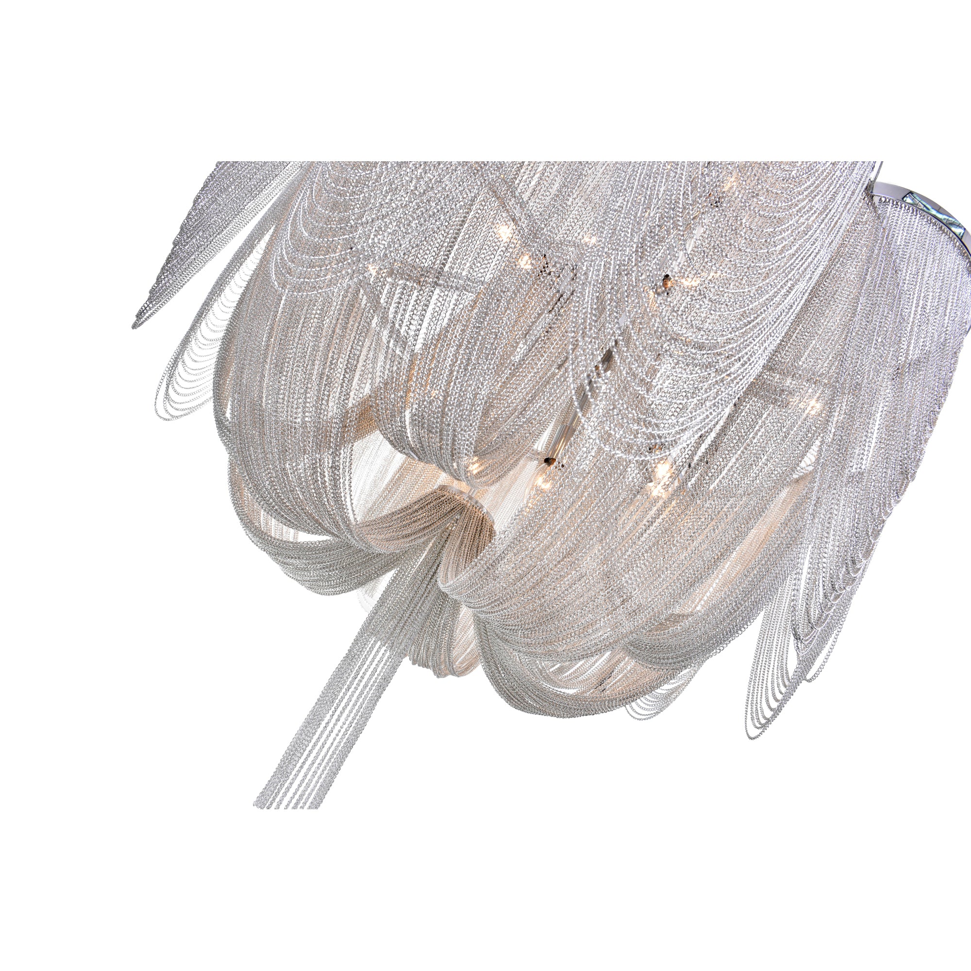 Taylor 10 Light Down Chandelier With Chrome Finish