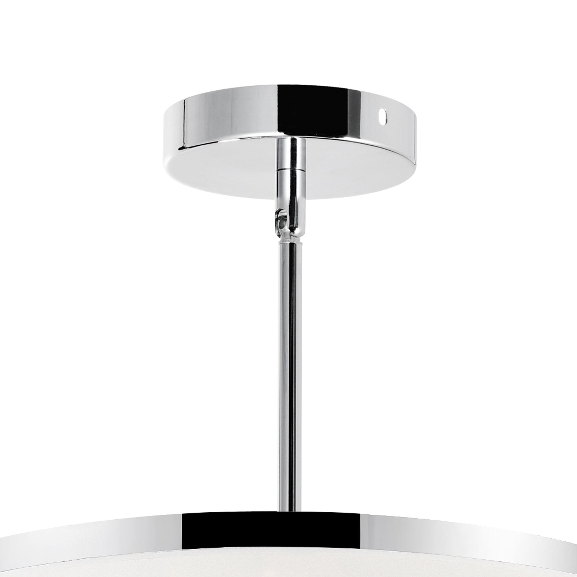 Franca 8 Light 22in Chrome Chandelier with Black Shade