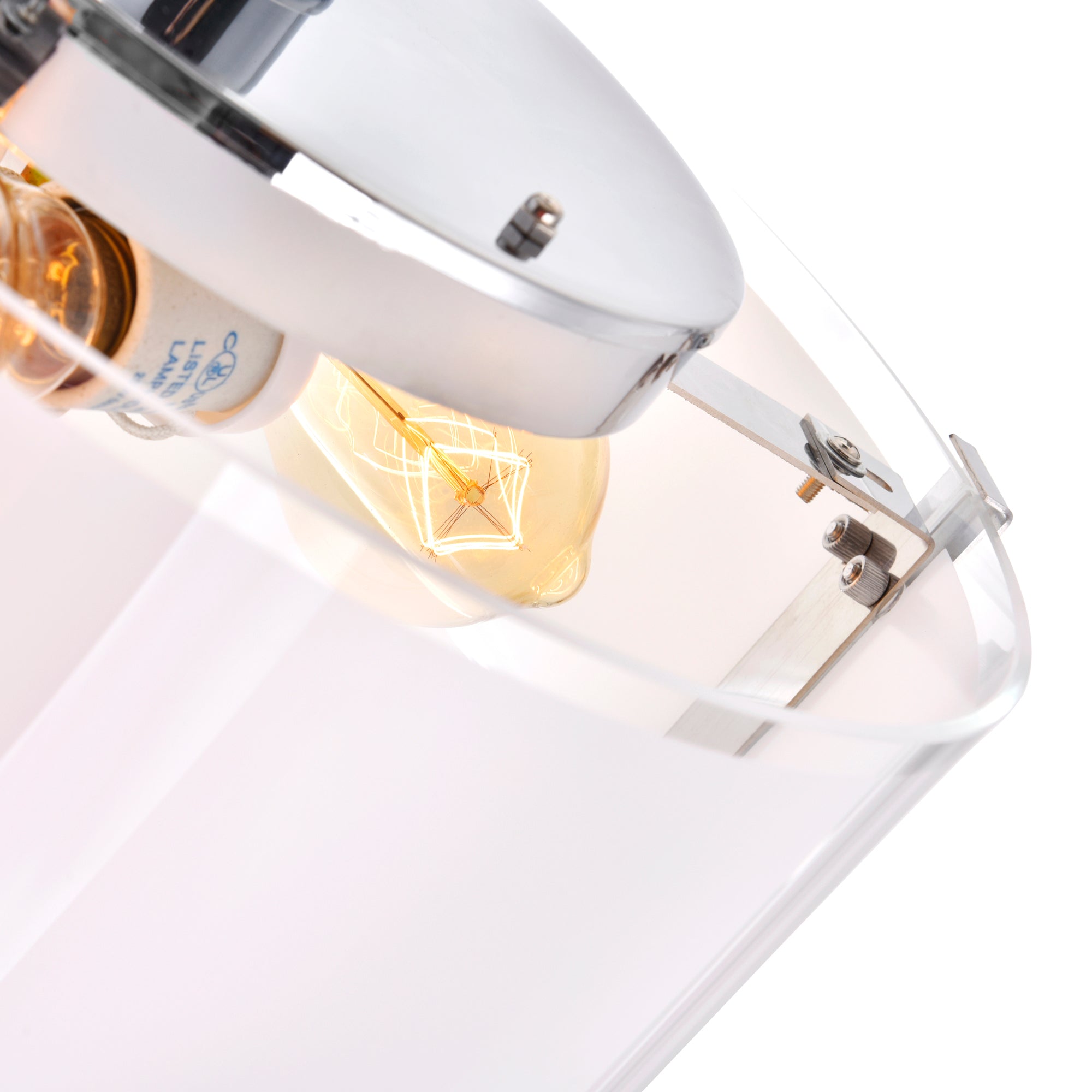 Lucie 5 Light 21in Chrome Round Drum Shade Chandelier