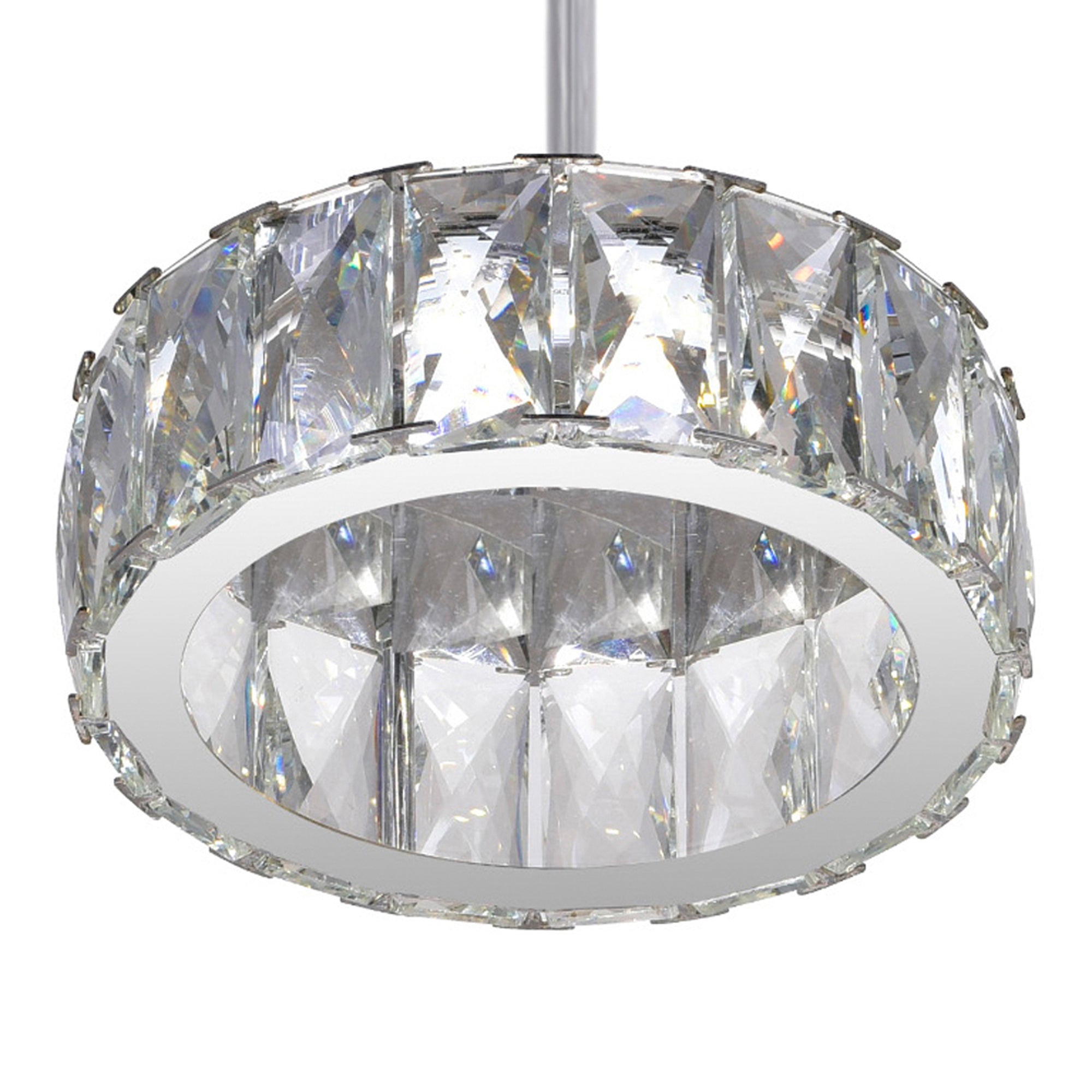 Milan Integrated LED Chrome Mini Pendant
