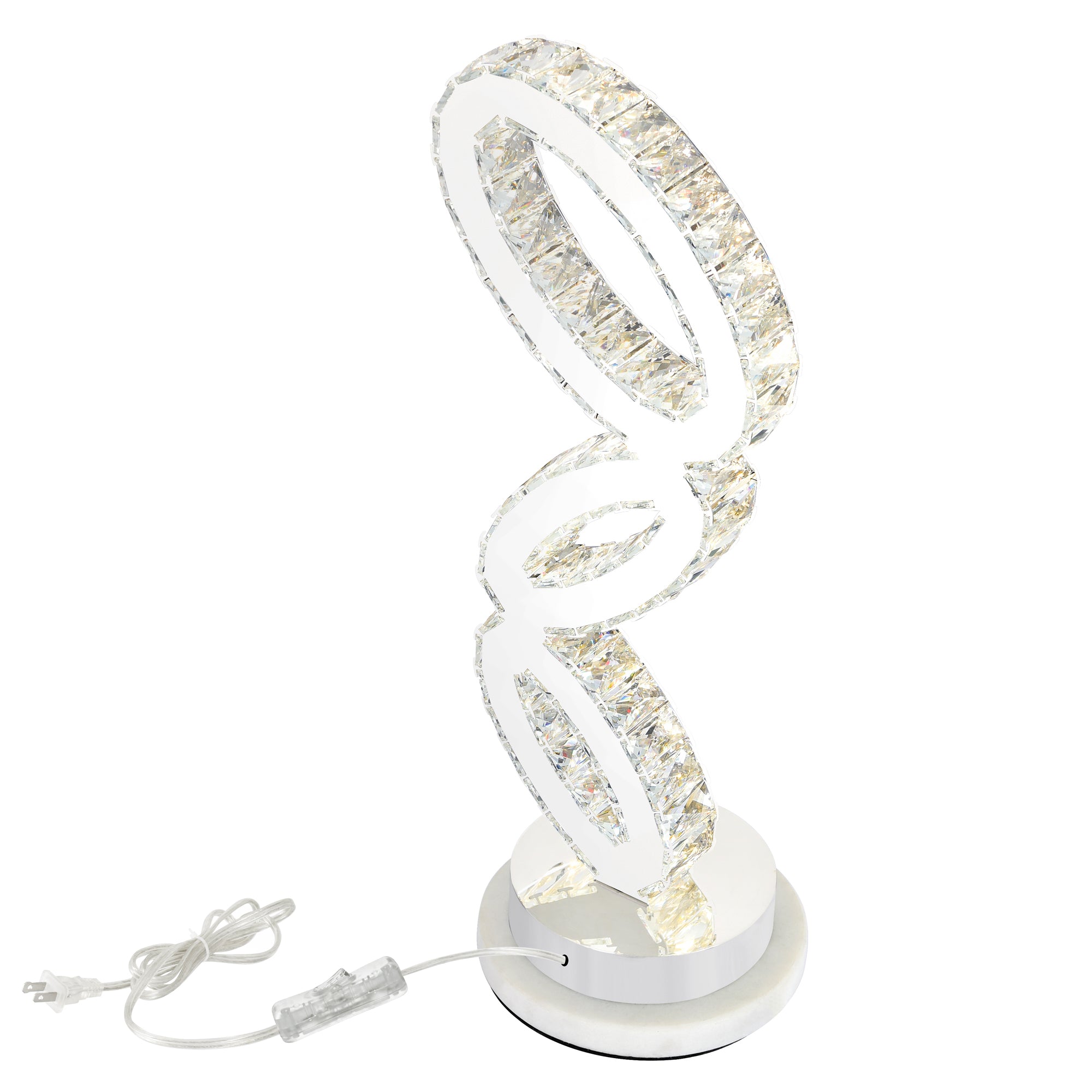 Balanced Integrated LED Chrome Table Lamp