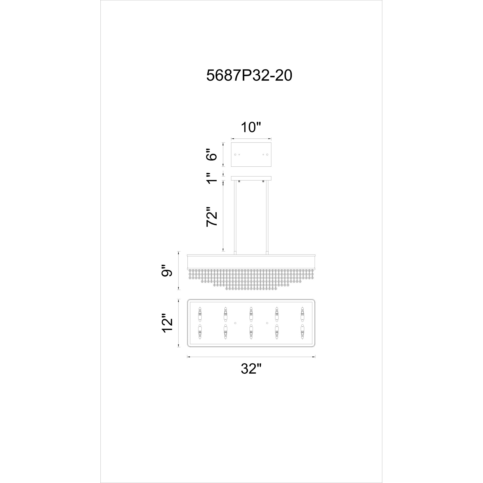 Medina 10 Light Drum Shade Chandelier With Black Finish