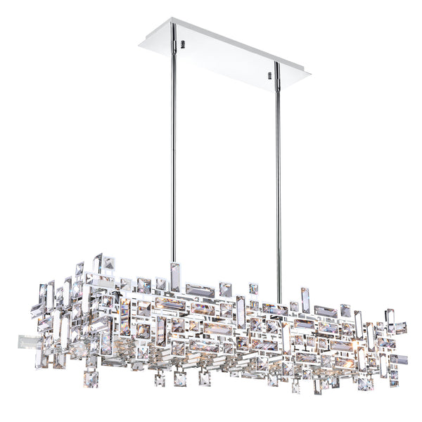 Arley 12 Light Chrome Island Chandelier