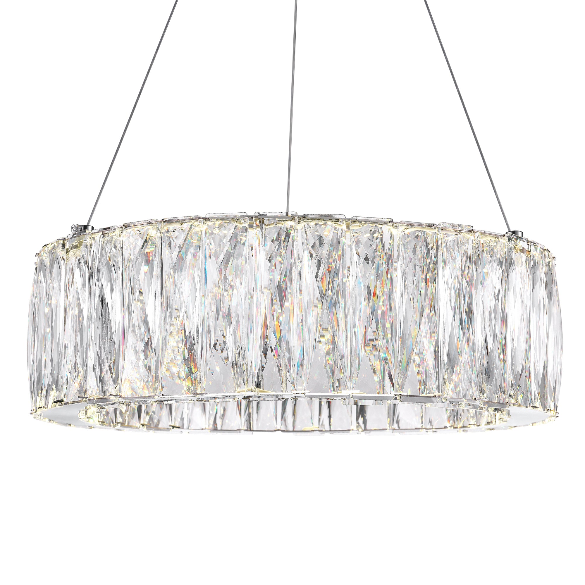 Juno LED Chandelier With Chrome Finish