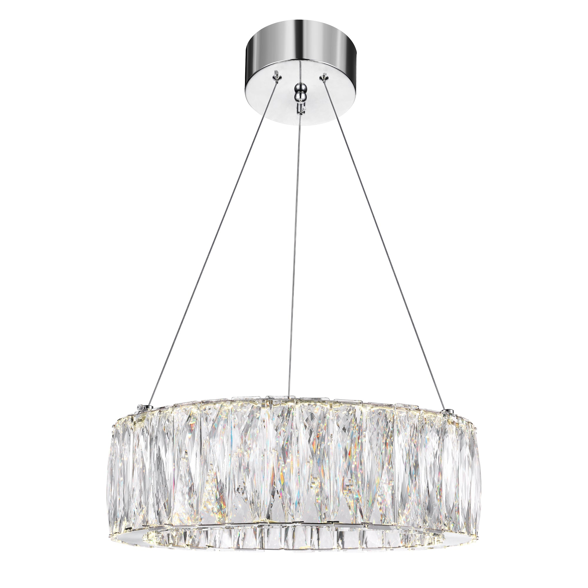 Juno LED Chandelier With Chrome Finish