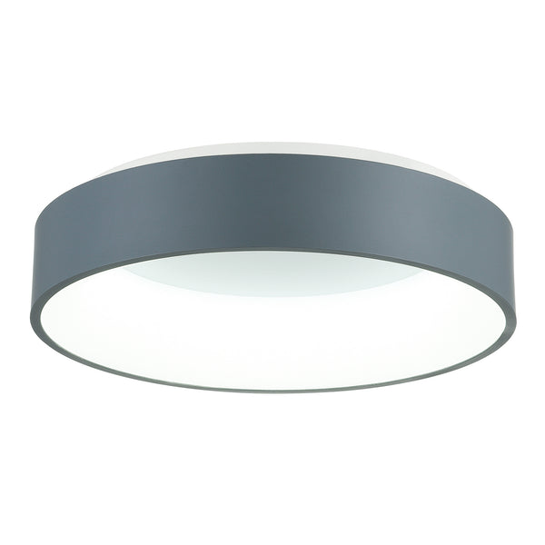Arenal Integrated LED 18in Gray Flush Mount