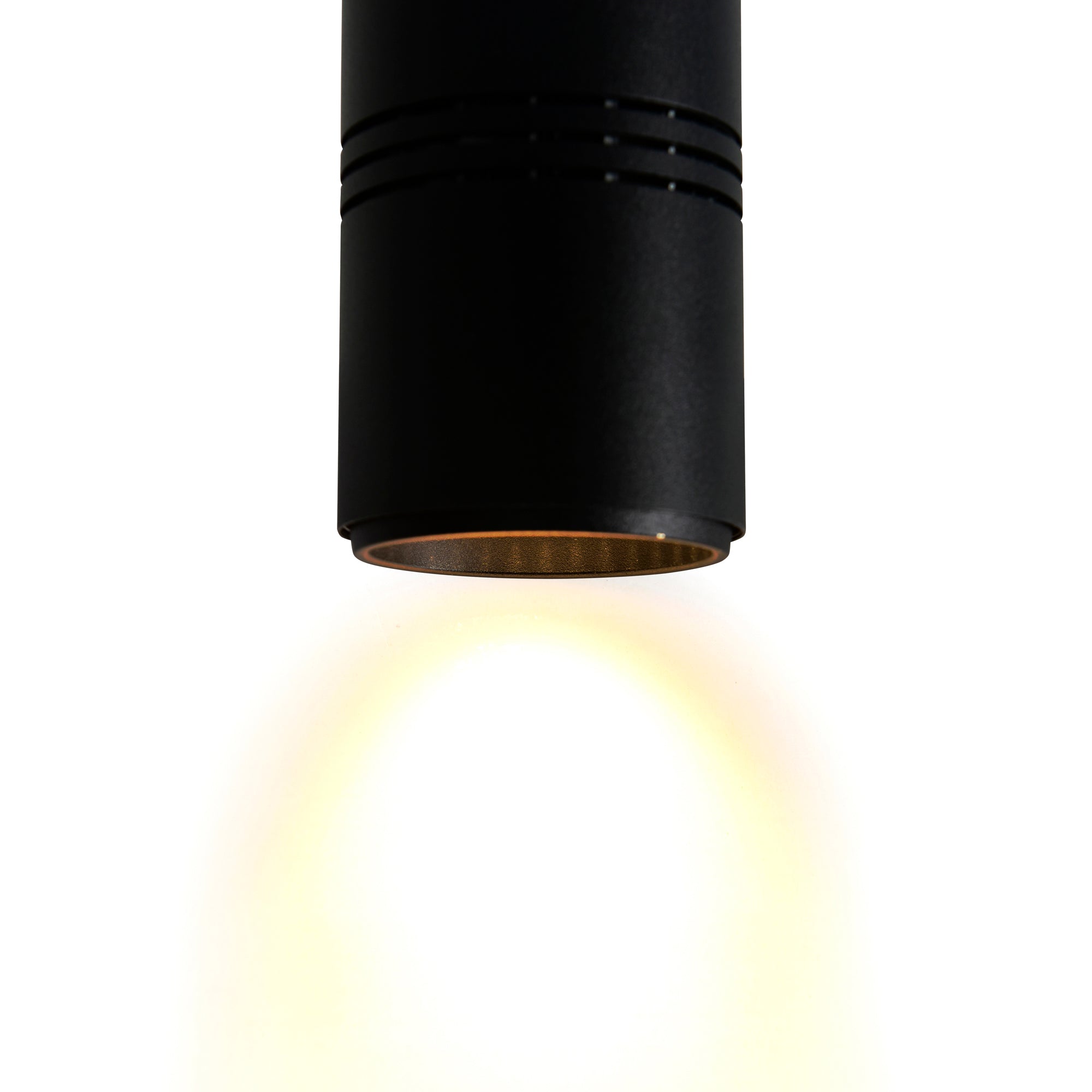 Stowe LED Black & Wood Mini Pendant