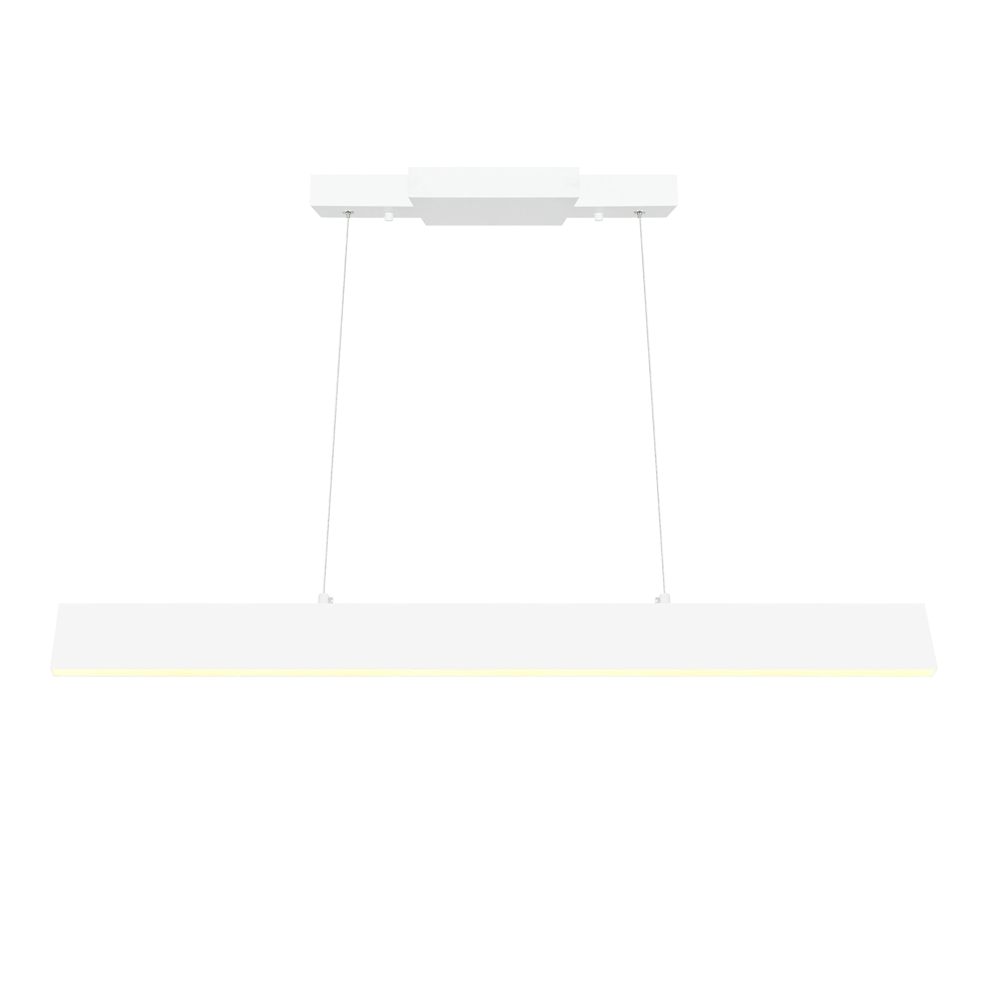 Krista Integrated LED 36in Satin White Chandelier