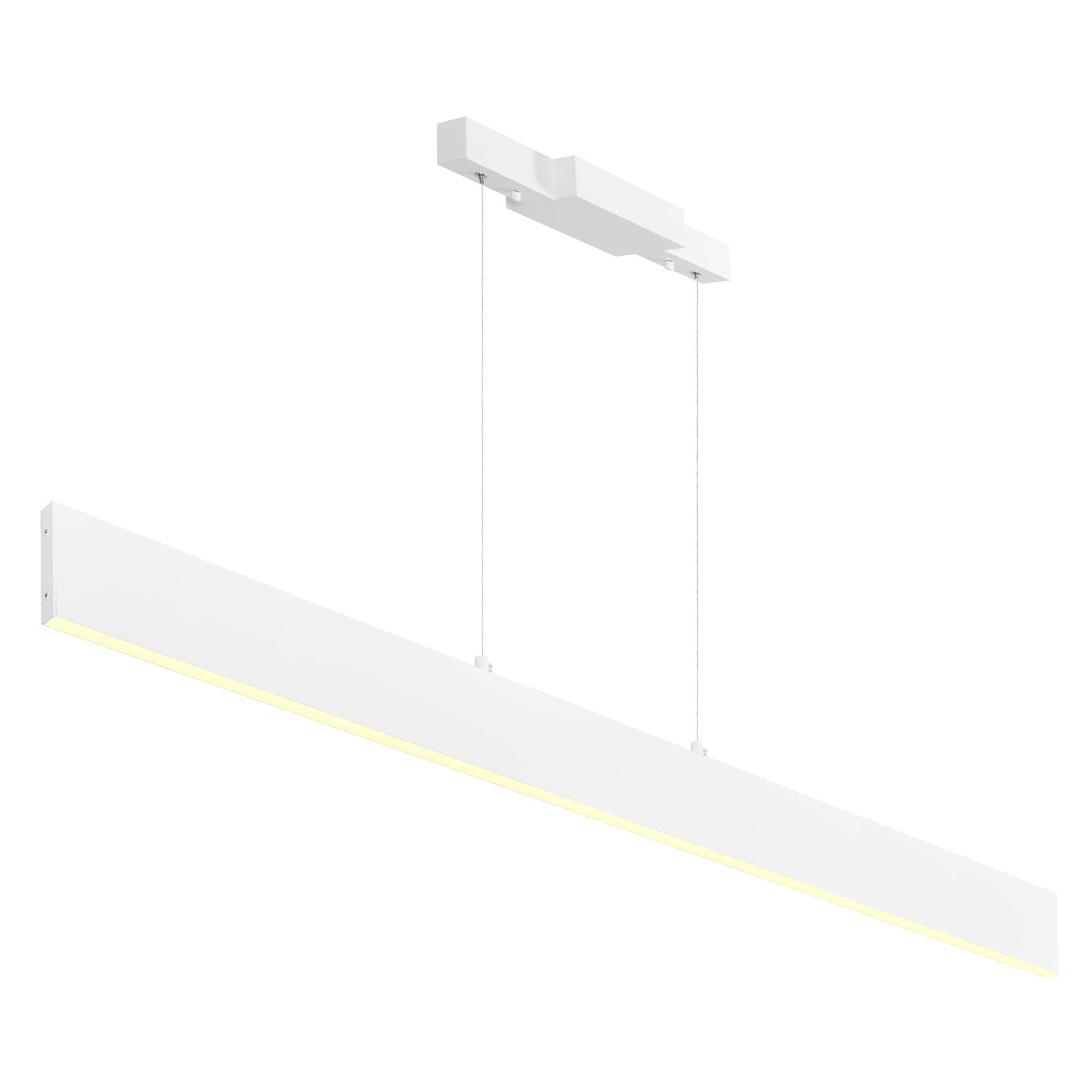 Krista Integrated LED 47in Satin White Chandelier