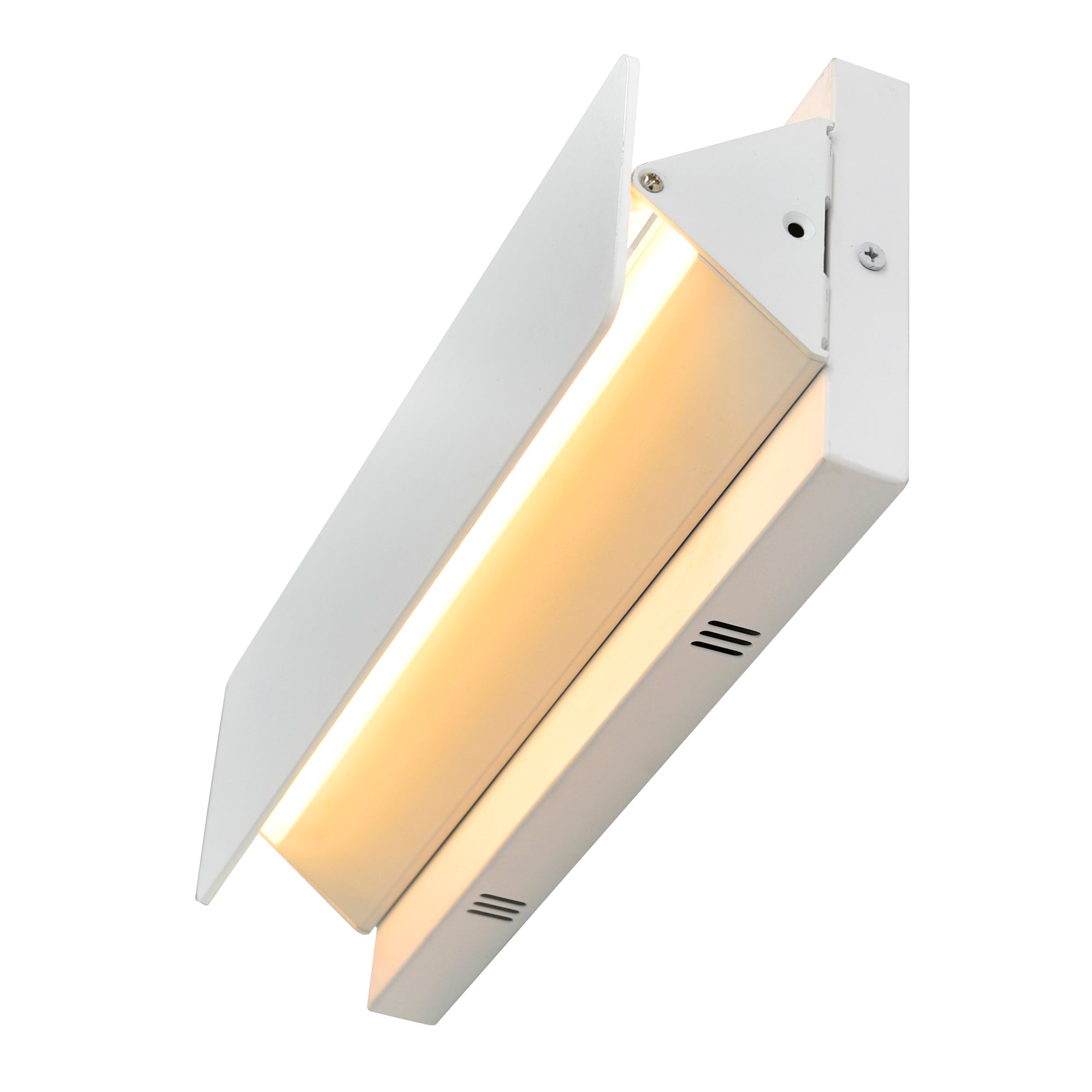 Lilliana Integrated LED 12in Adjustable White Wall Sconce