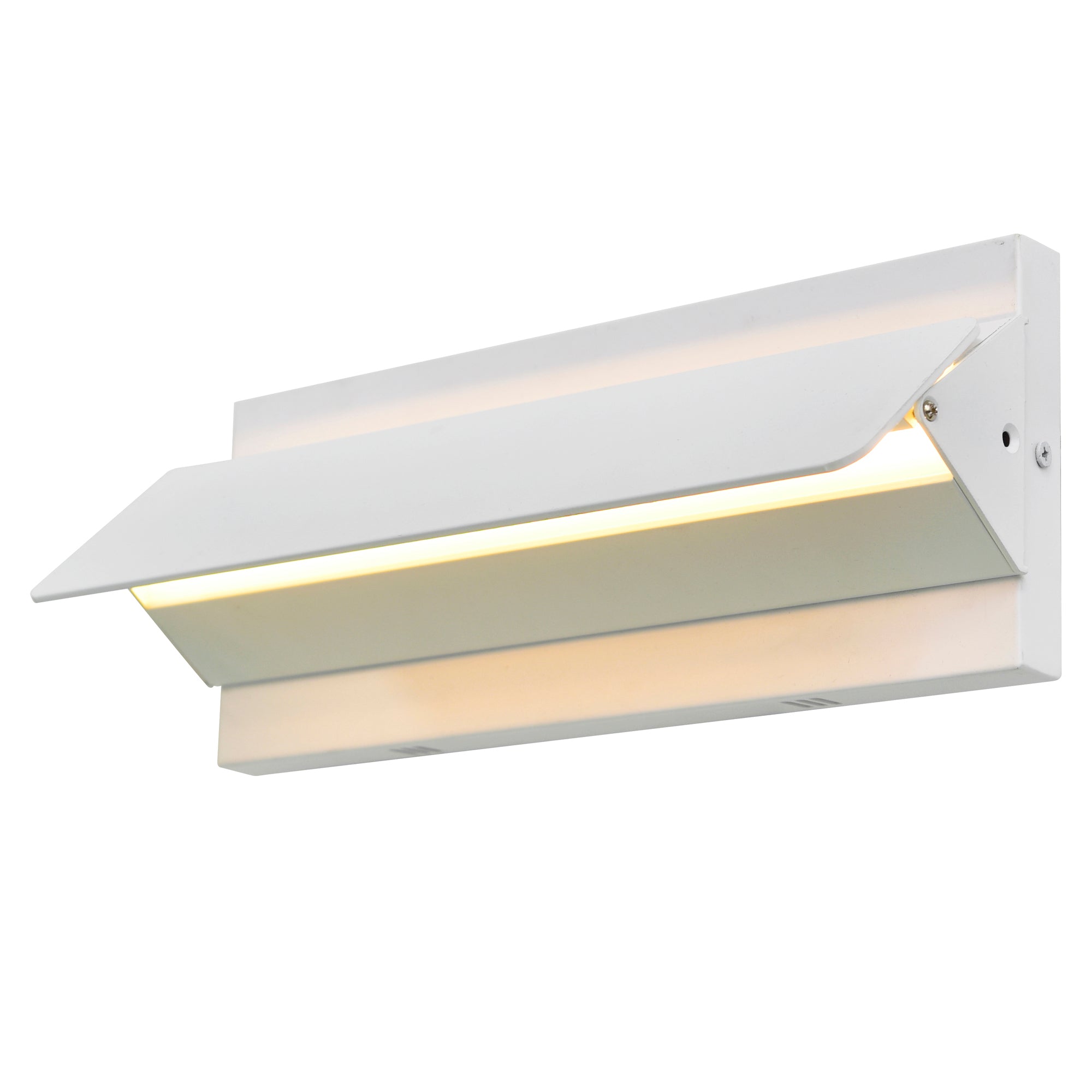 Lilliana Integrated LED 12in Adjustable White Wall Sconce