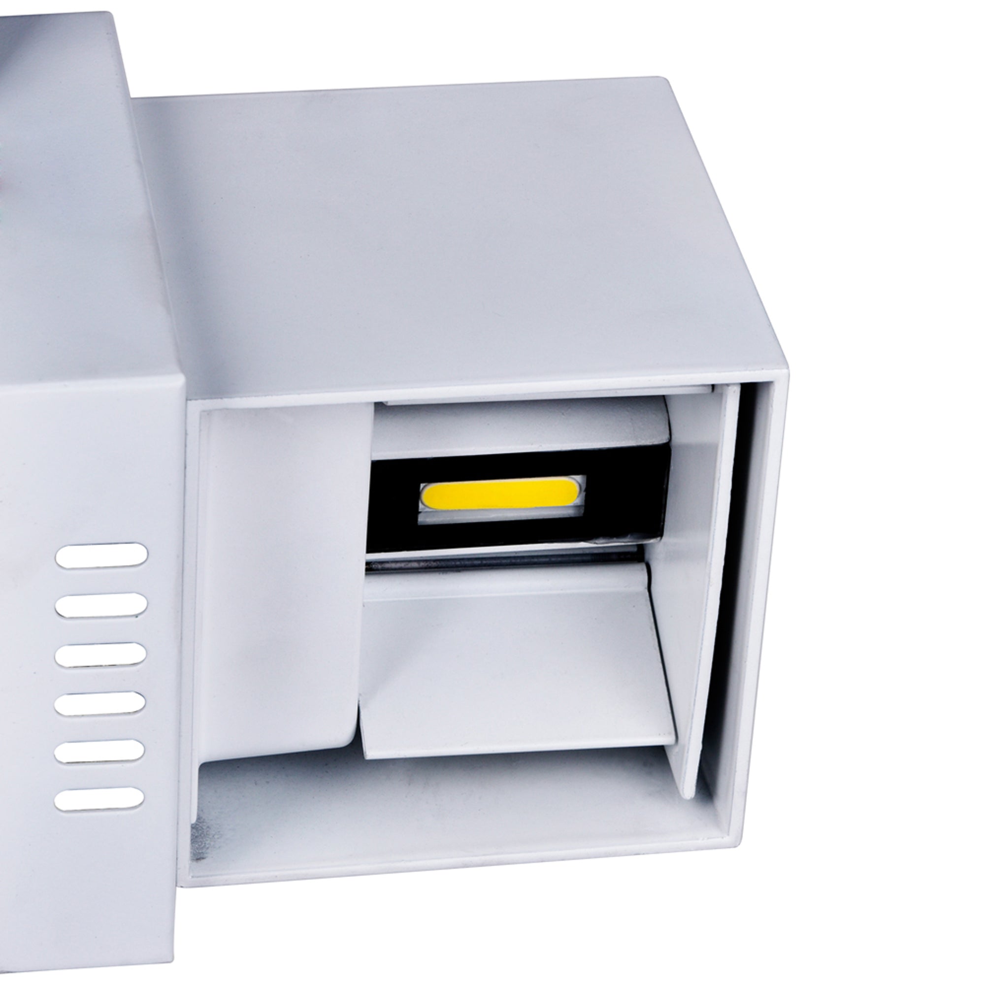 Lilliana Integrated LED Sqaure White Wall Sconce