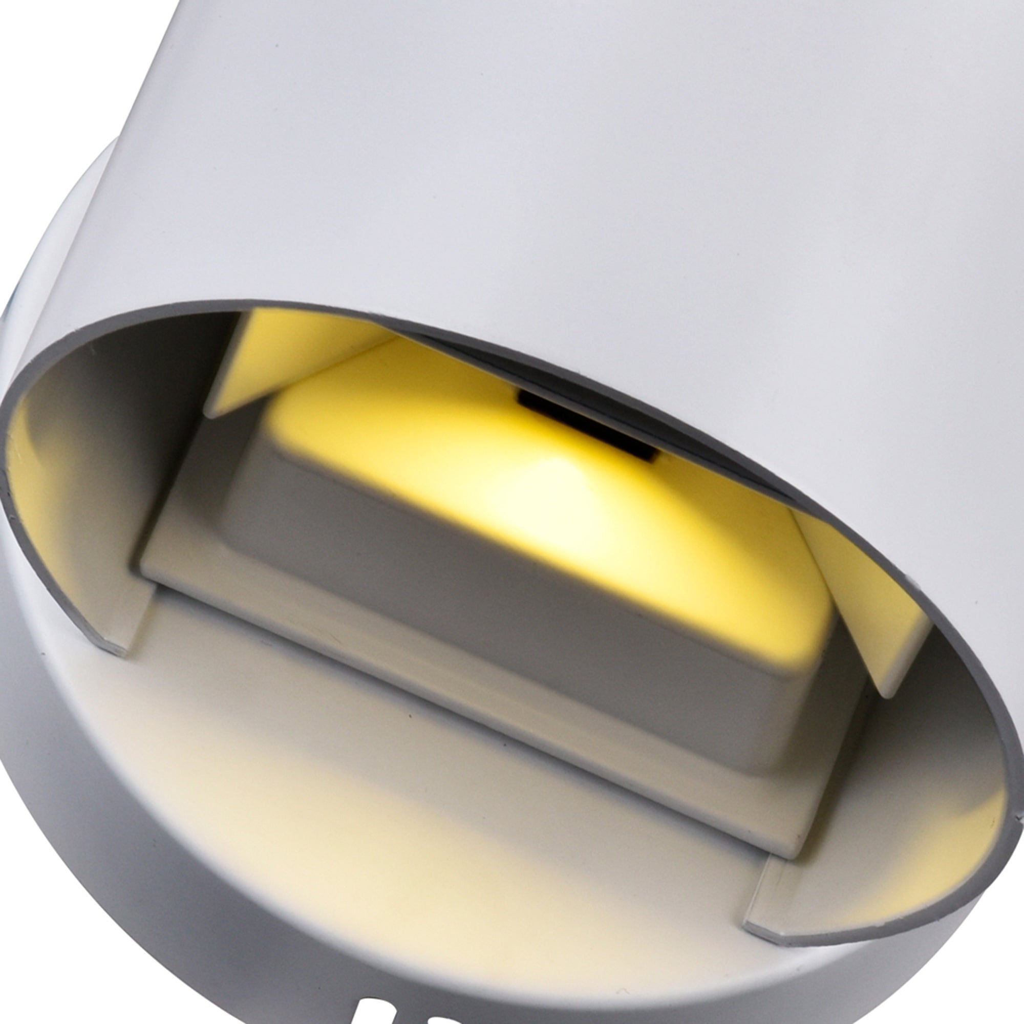 Lilliana Integrated LED Round White Wall Sconce