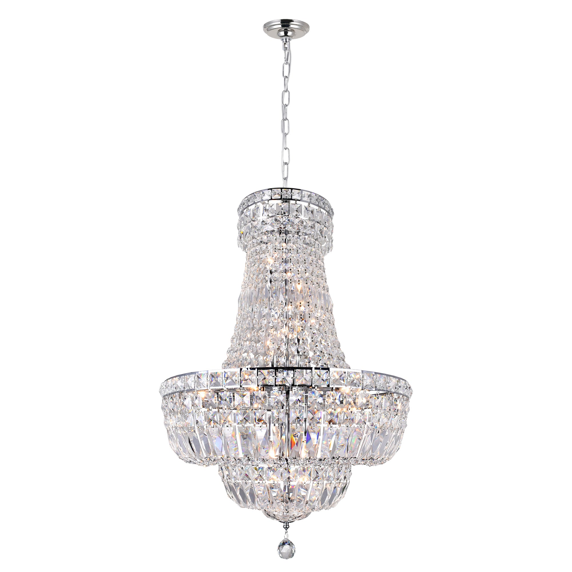 Stefania 13 Light Chrome Chandelier