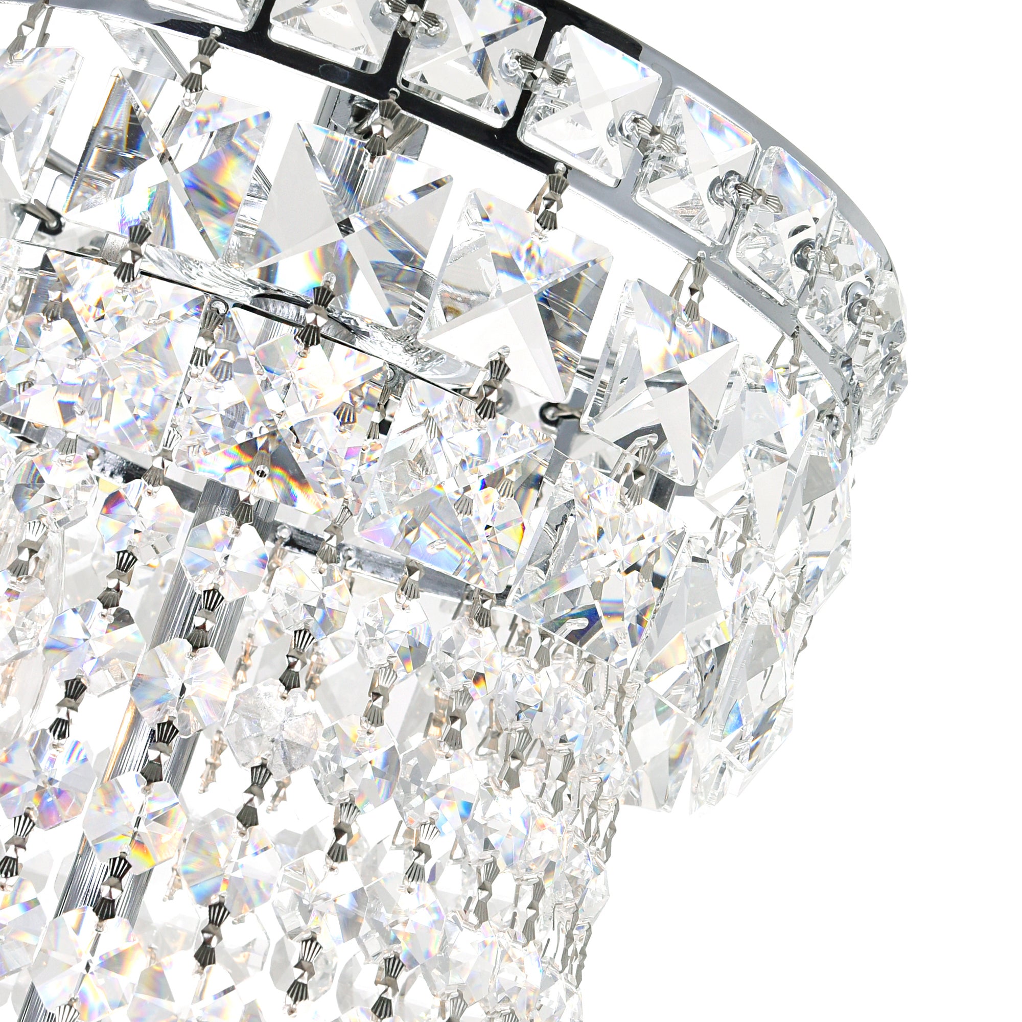 Stefania 17 Light Chrome Chandelier