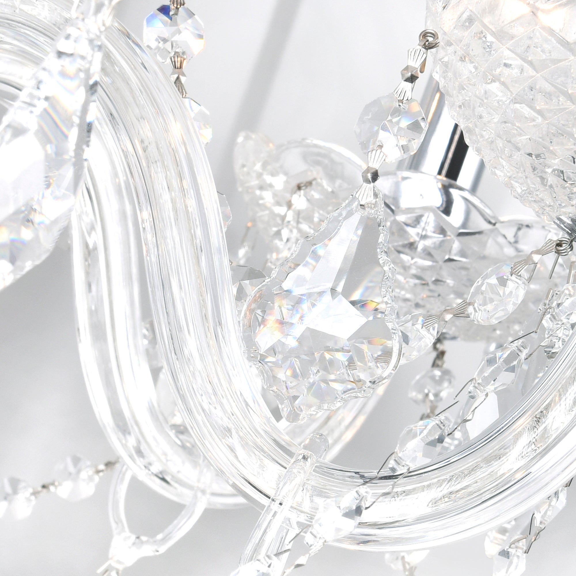 Princeton 6 Light 24in Chrome Down Chandelier