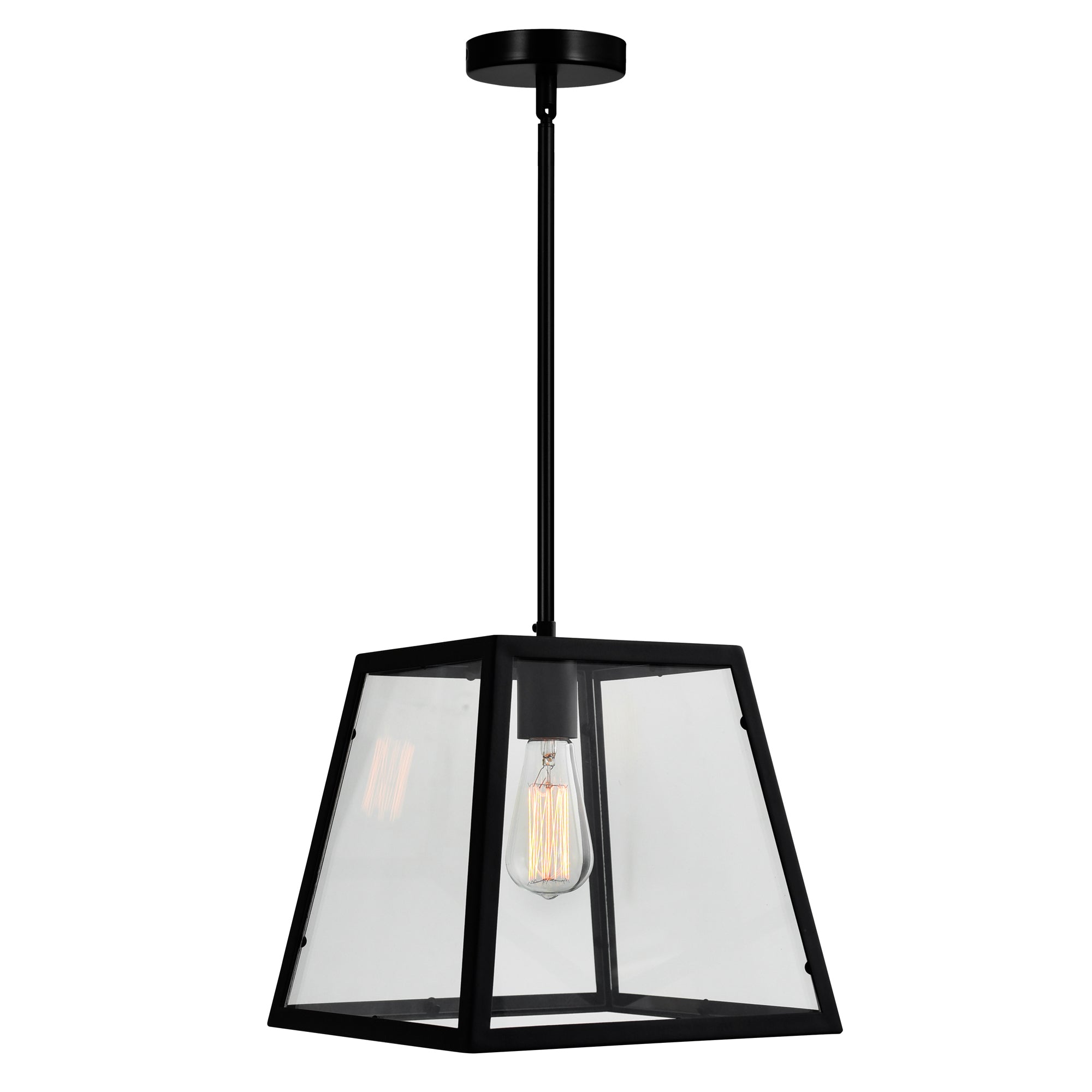 Alyson 1 Light Black Mini Pendant
