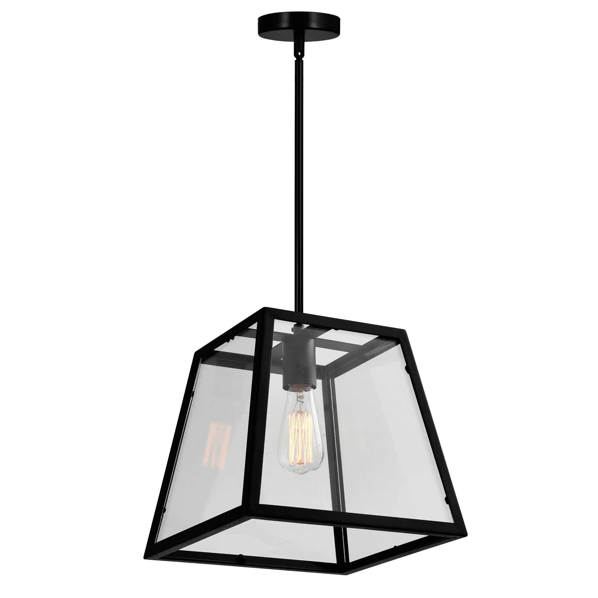 Alyson 1 Light Black Mini Pendant