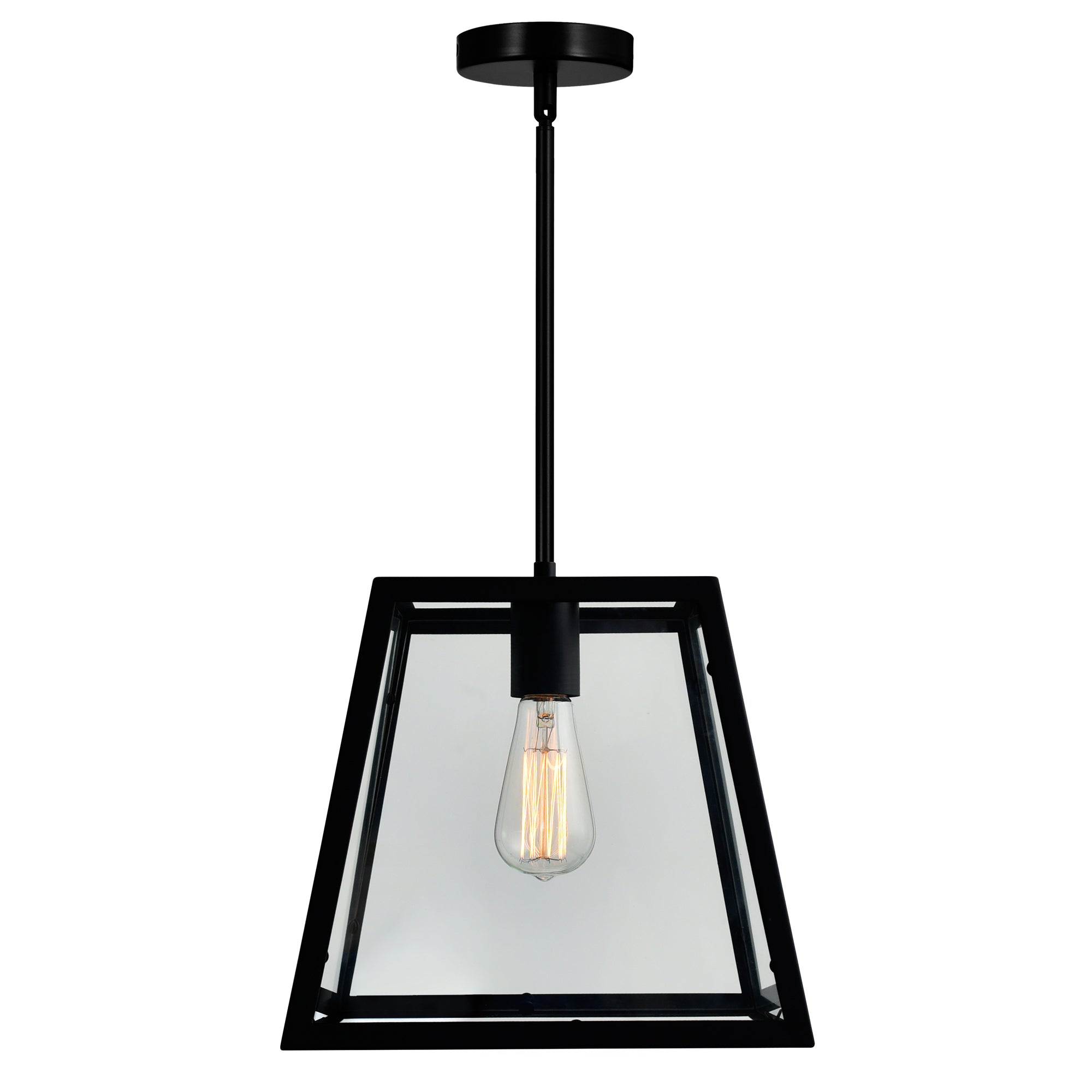 Alyson 1 Light Black Mini Pendant