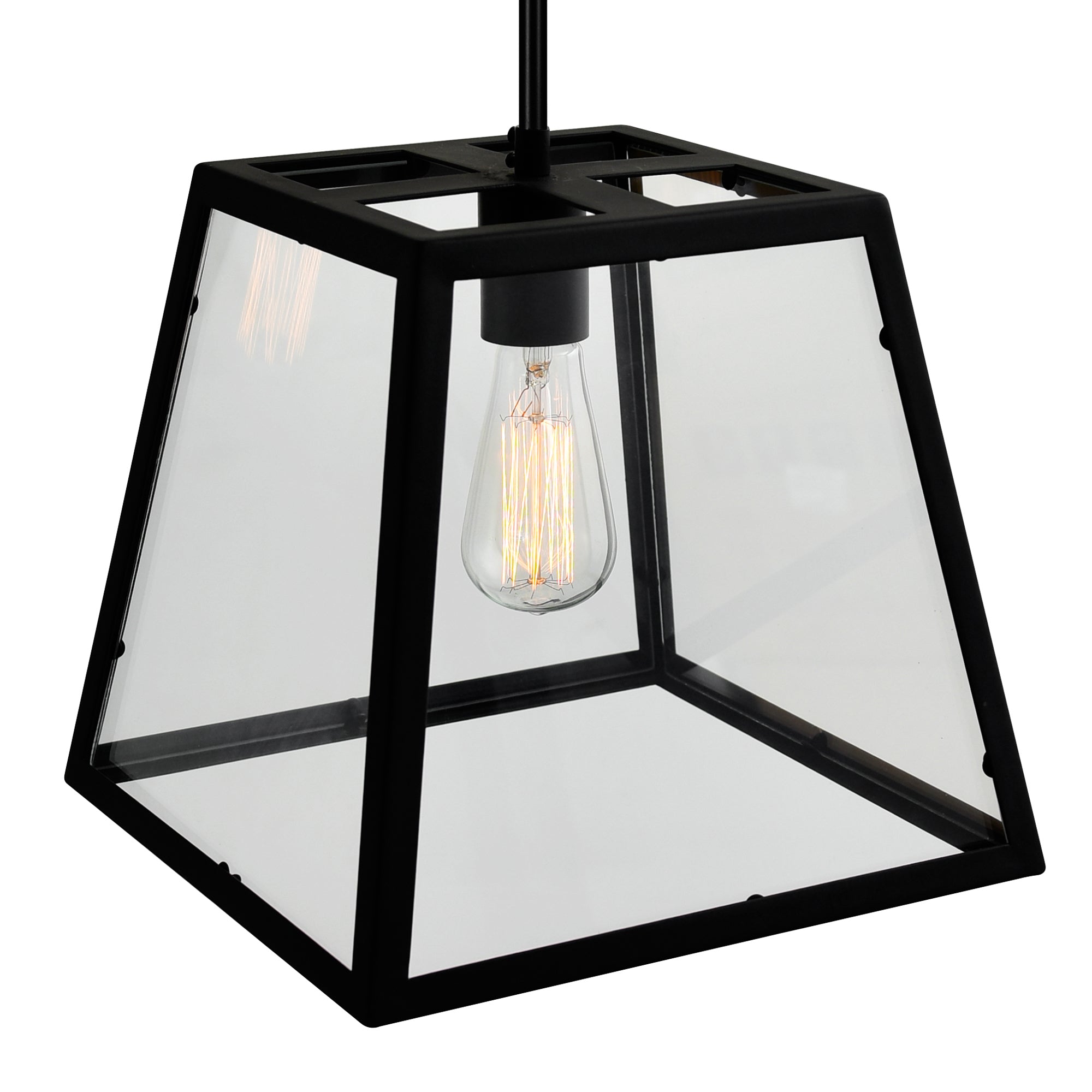 Alyson 1 Light Black Mini Pendant