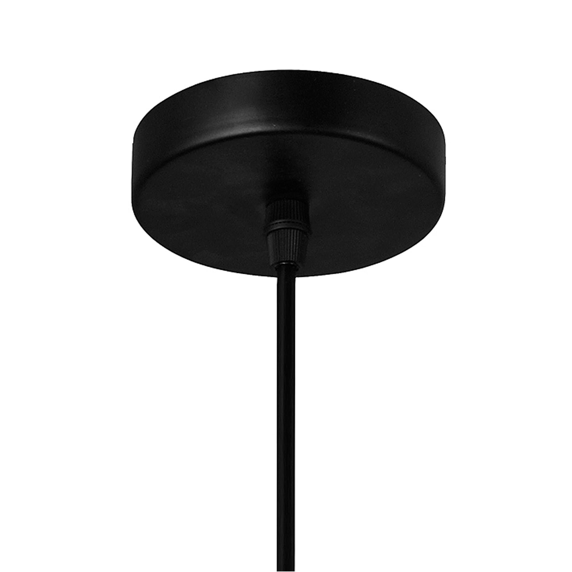 Bagheera 1 Light Black Down Pendant