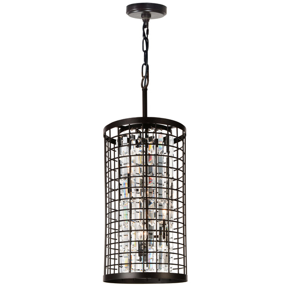 Meghna 4 Light Up Chandelier With Brown Finish