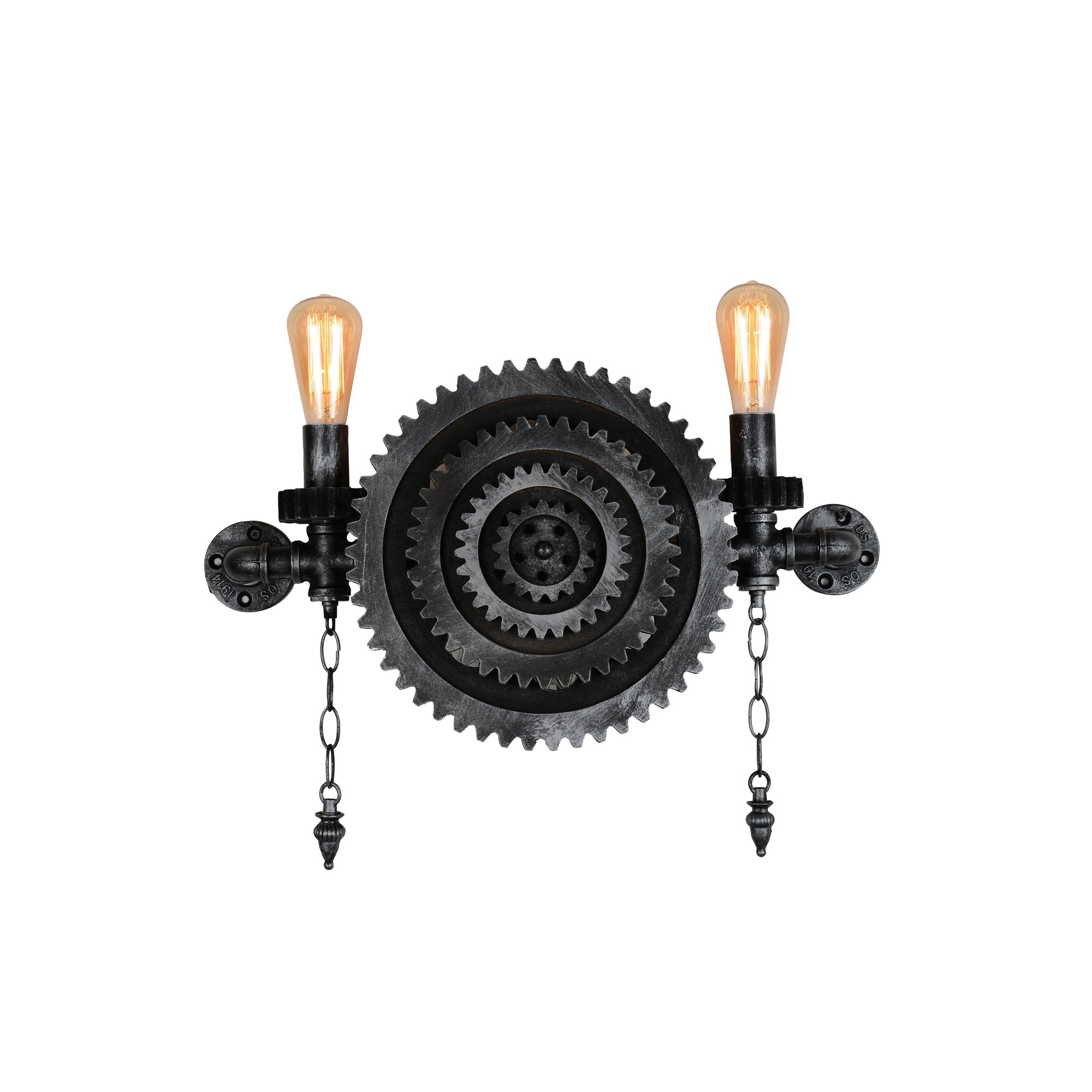 Soto 2 Light Wall Sconce With Gray Finish