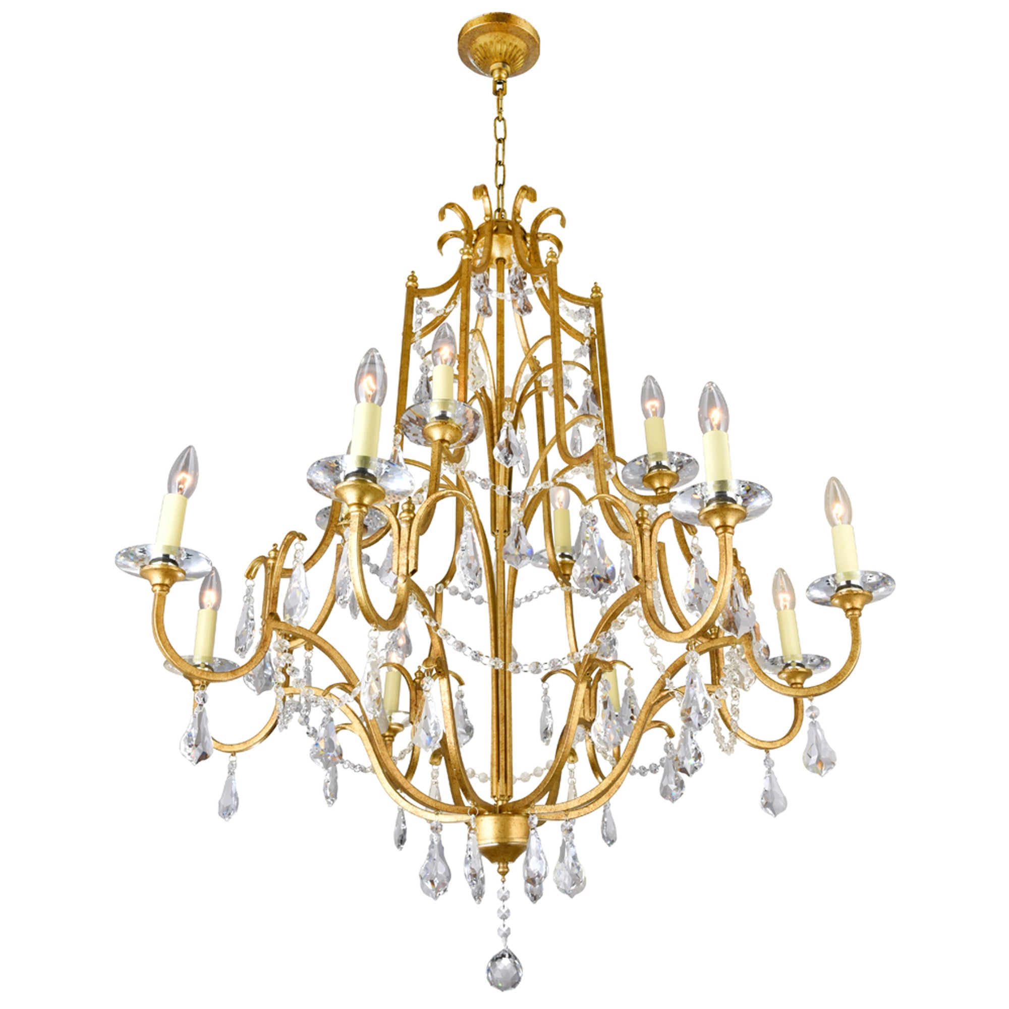 Electra 12 Light 37in Oxidized Bronze Chandelier