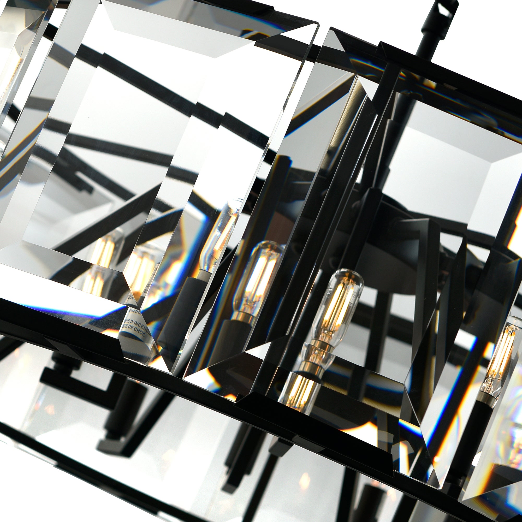 Jacquet 12 Light Chandelier With Black Finish