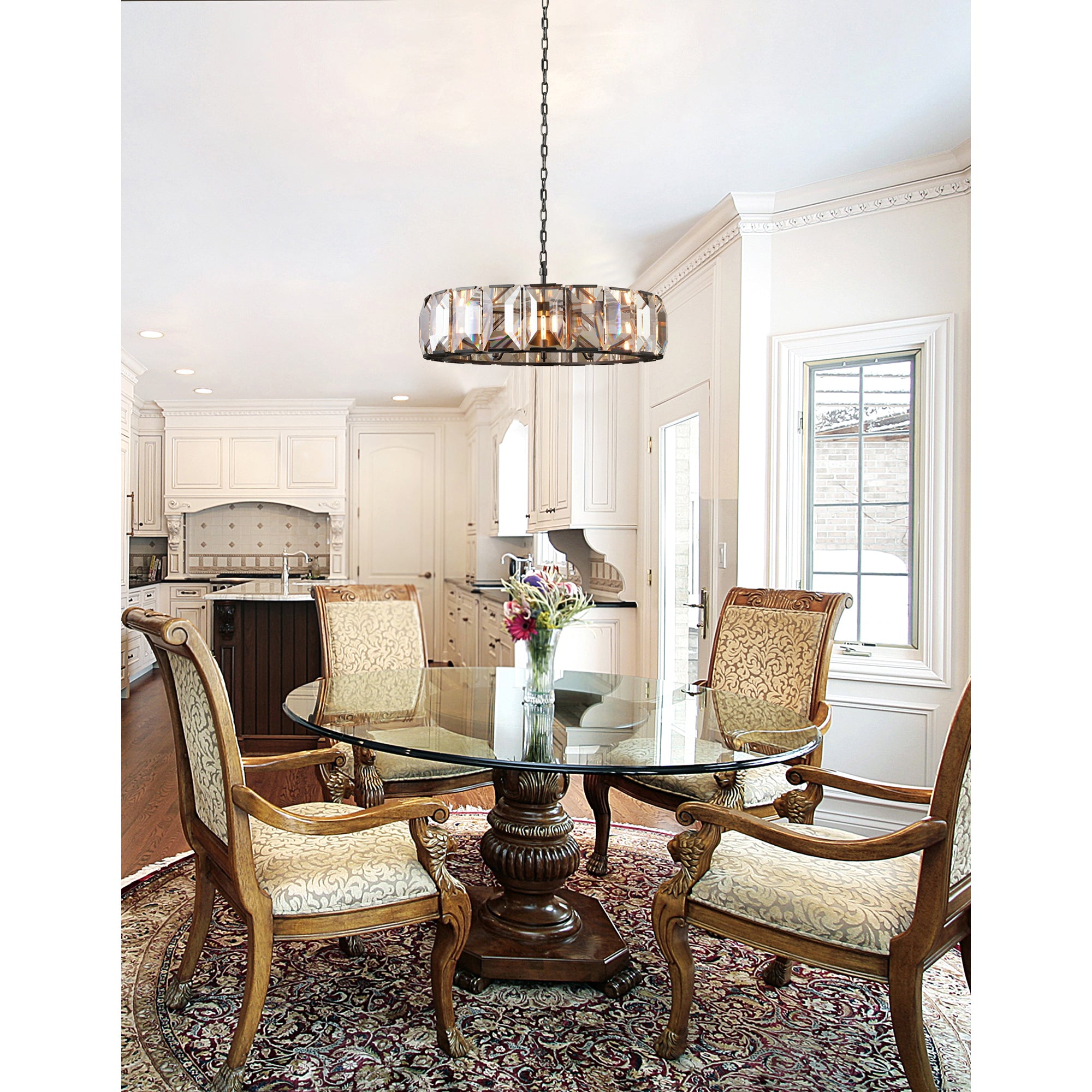 Jacquet 18 Light Chandelier With Black Finish