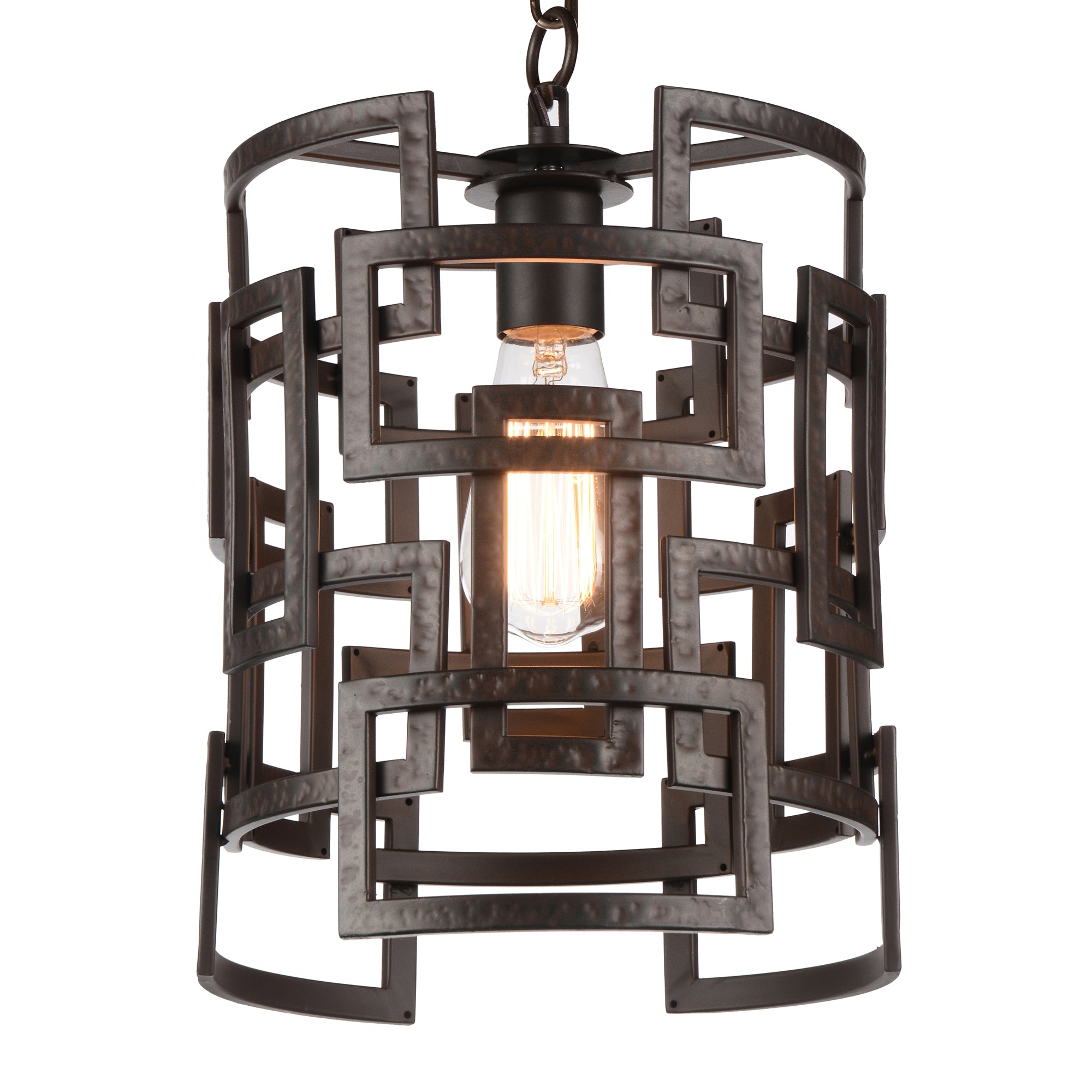 Litani 1 Light Down Chandelier With Brown Finish