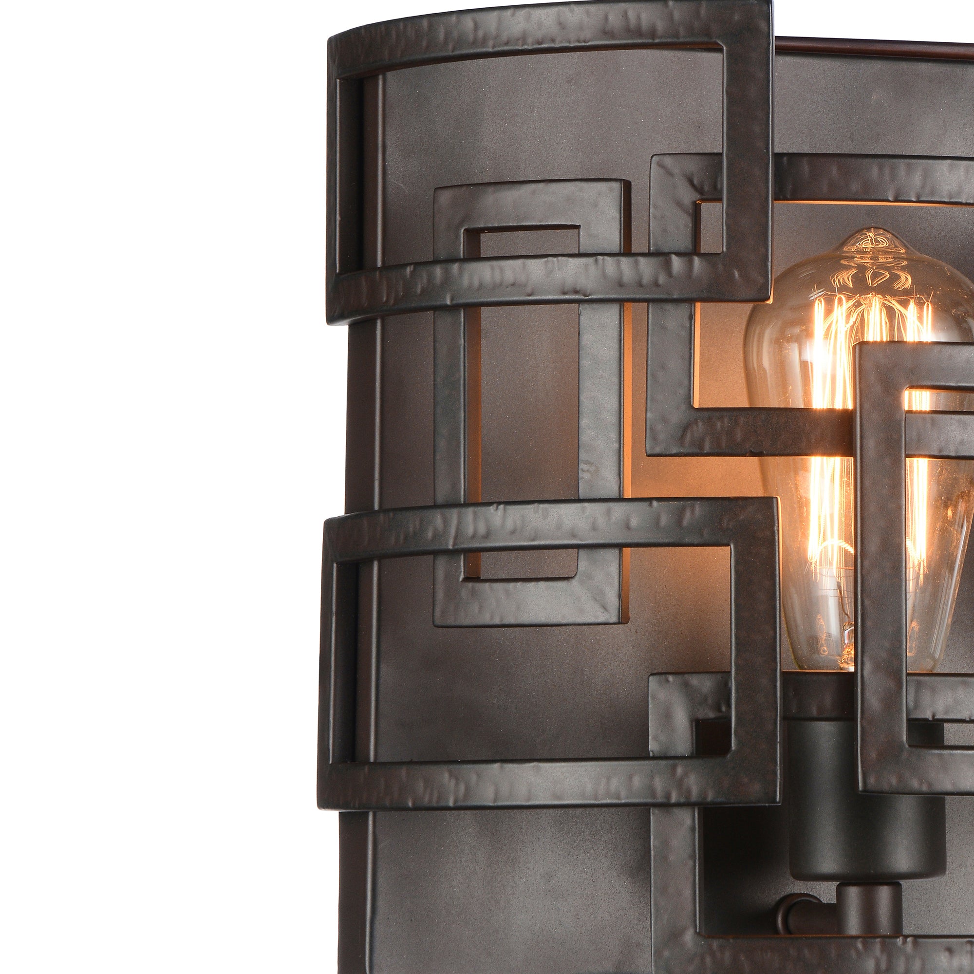 Litani 1 Light Wall Sconce With Brown Finish