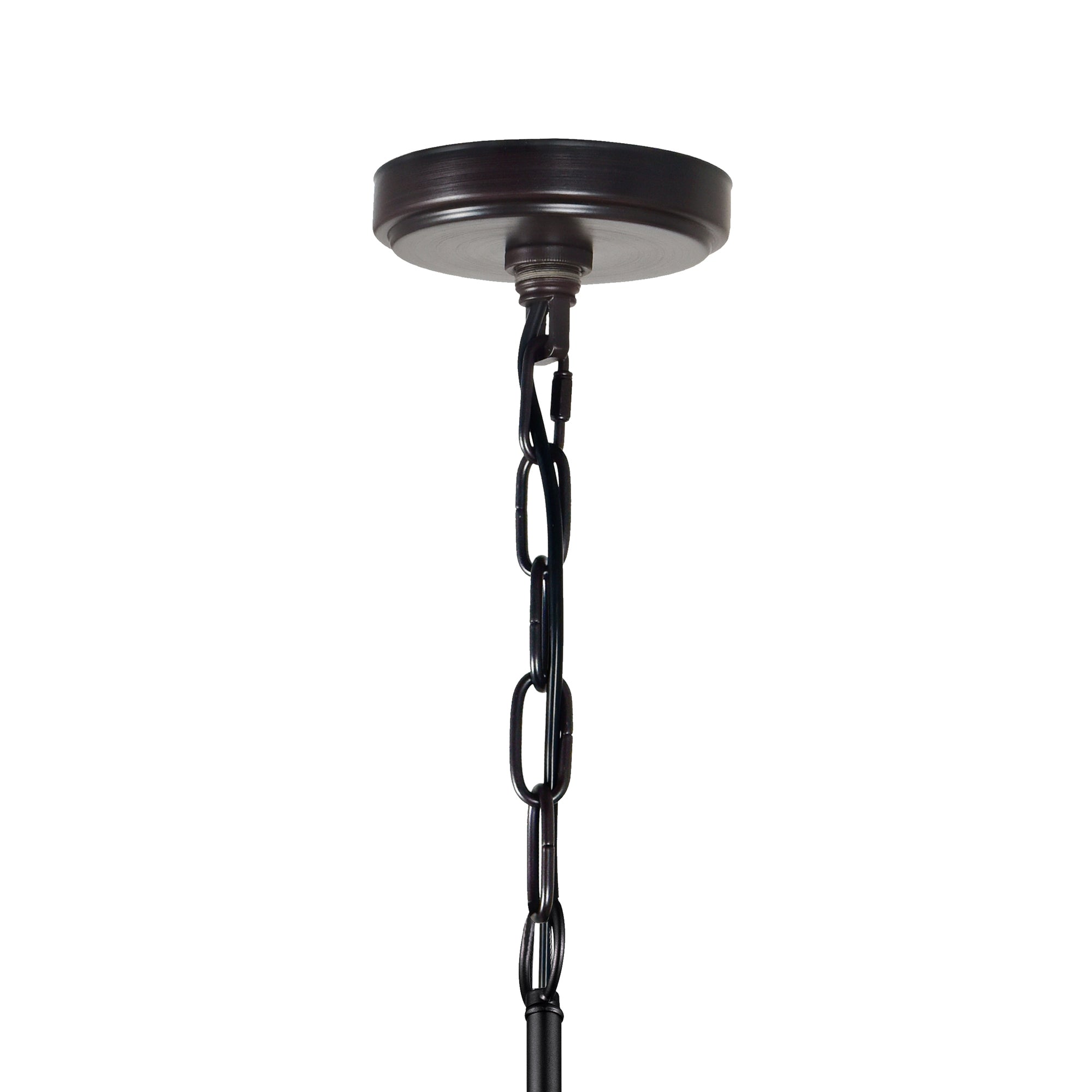 Parsh 8 Light Drum Shade Chandelier With Pewter Finish