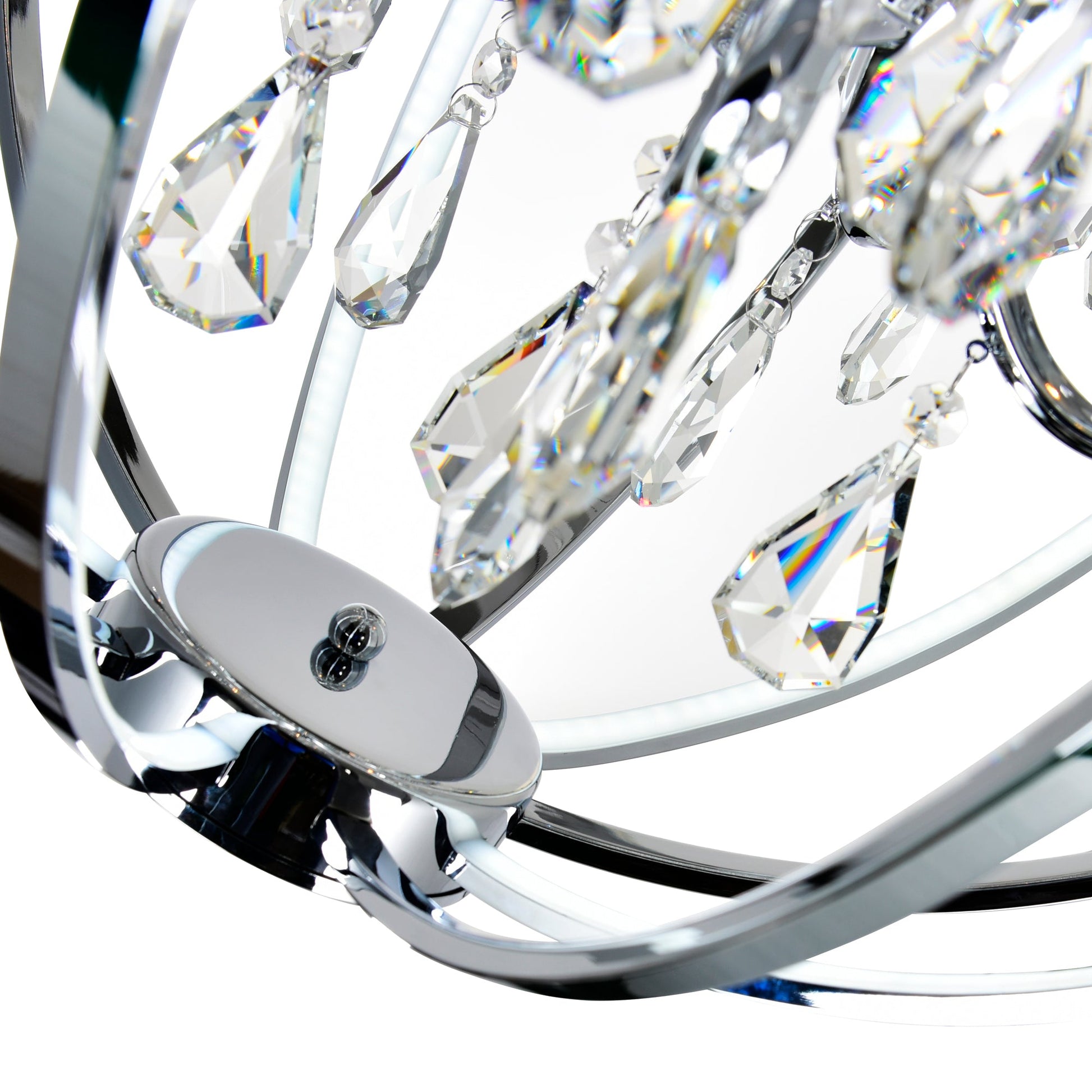 Abia 5 Light Chrome Chandelier - CWI Lighting