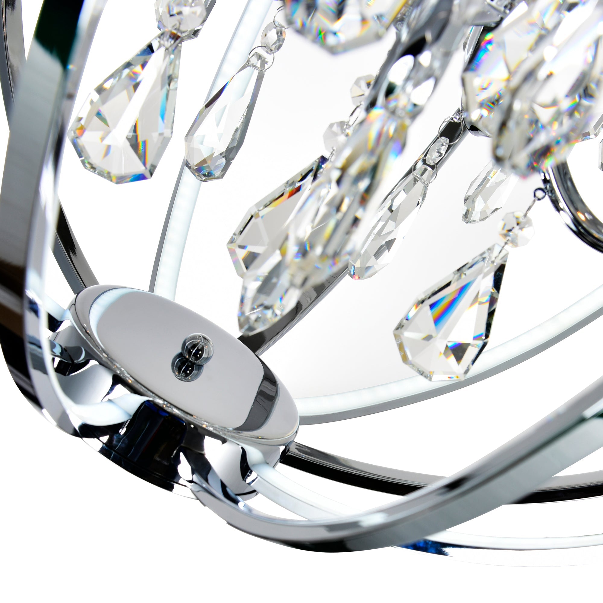 Abia 5 Light Chrome Chandelier - CWI Lighting