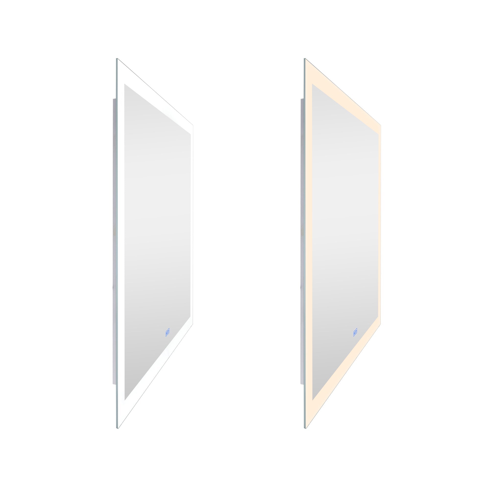 Abigail Square 36x36in Matte White Integrated LED Mirror - CWI Lighting