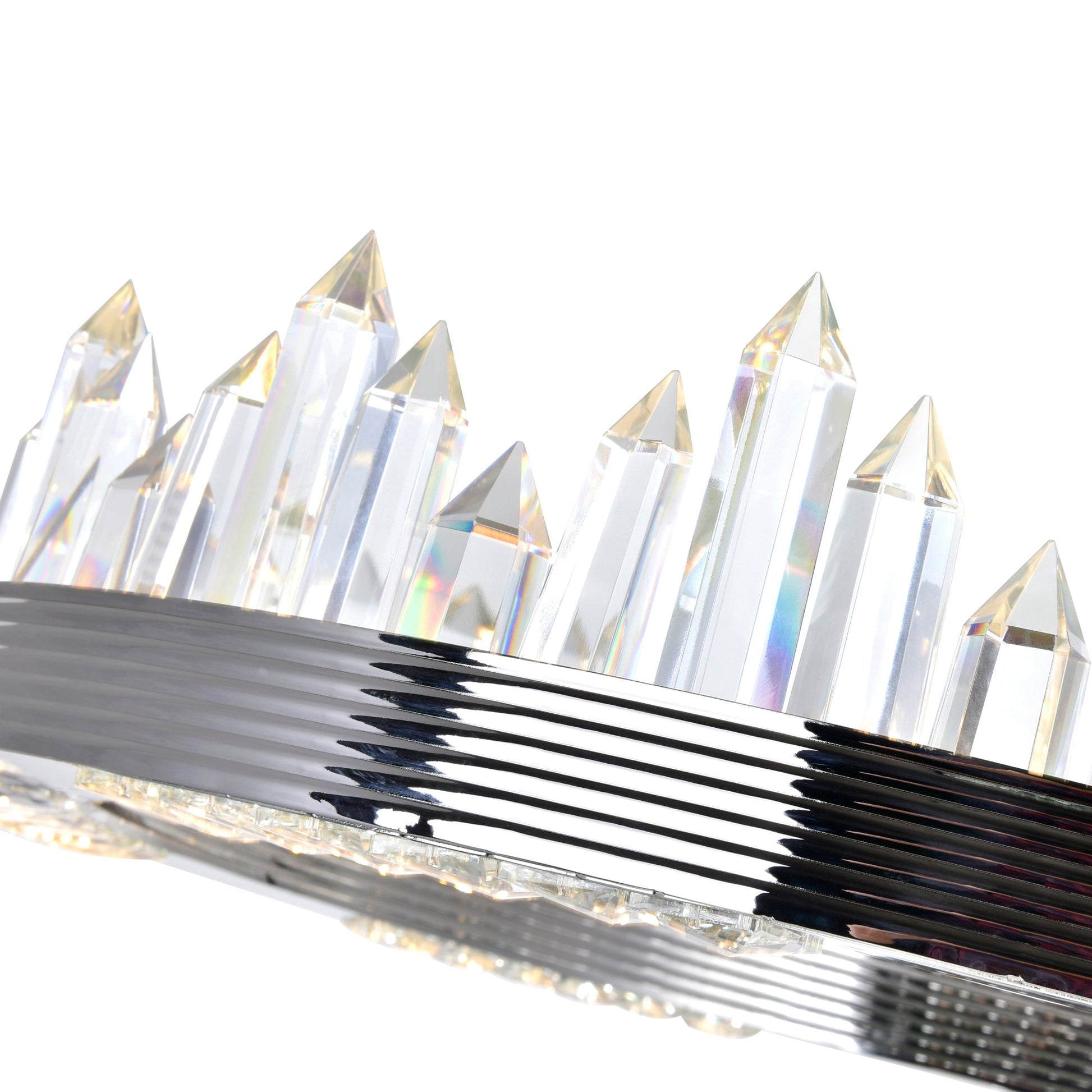 Agassiz LED Chandelier With Polished Nickel Finish - CWI Lighting