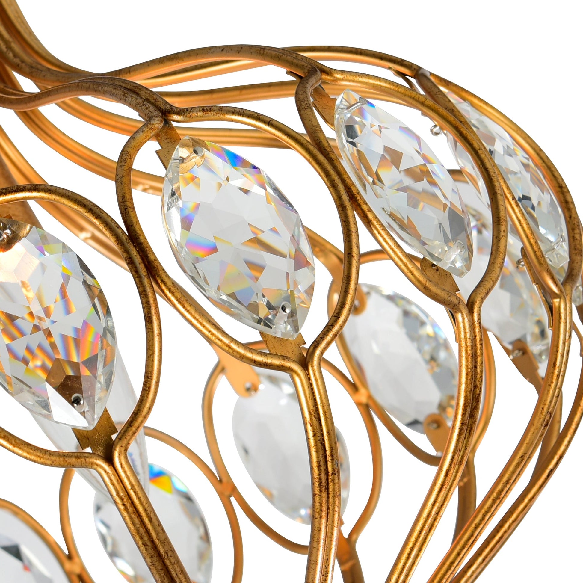 Altair 3 Light Antique Bronze Chandelier - CWI Lighting